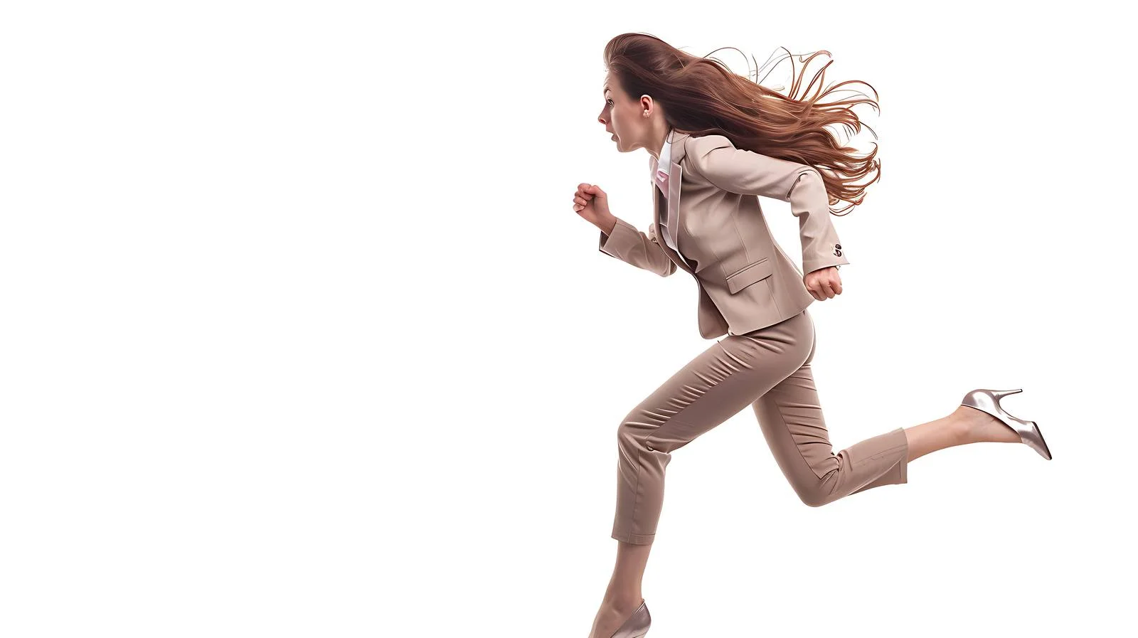 Businesswoman Running in Urban Environment — free download from Dotvec