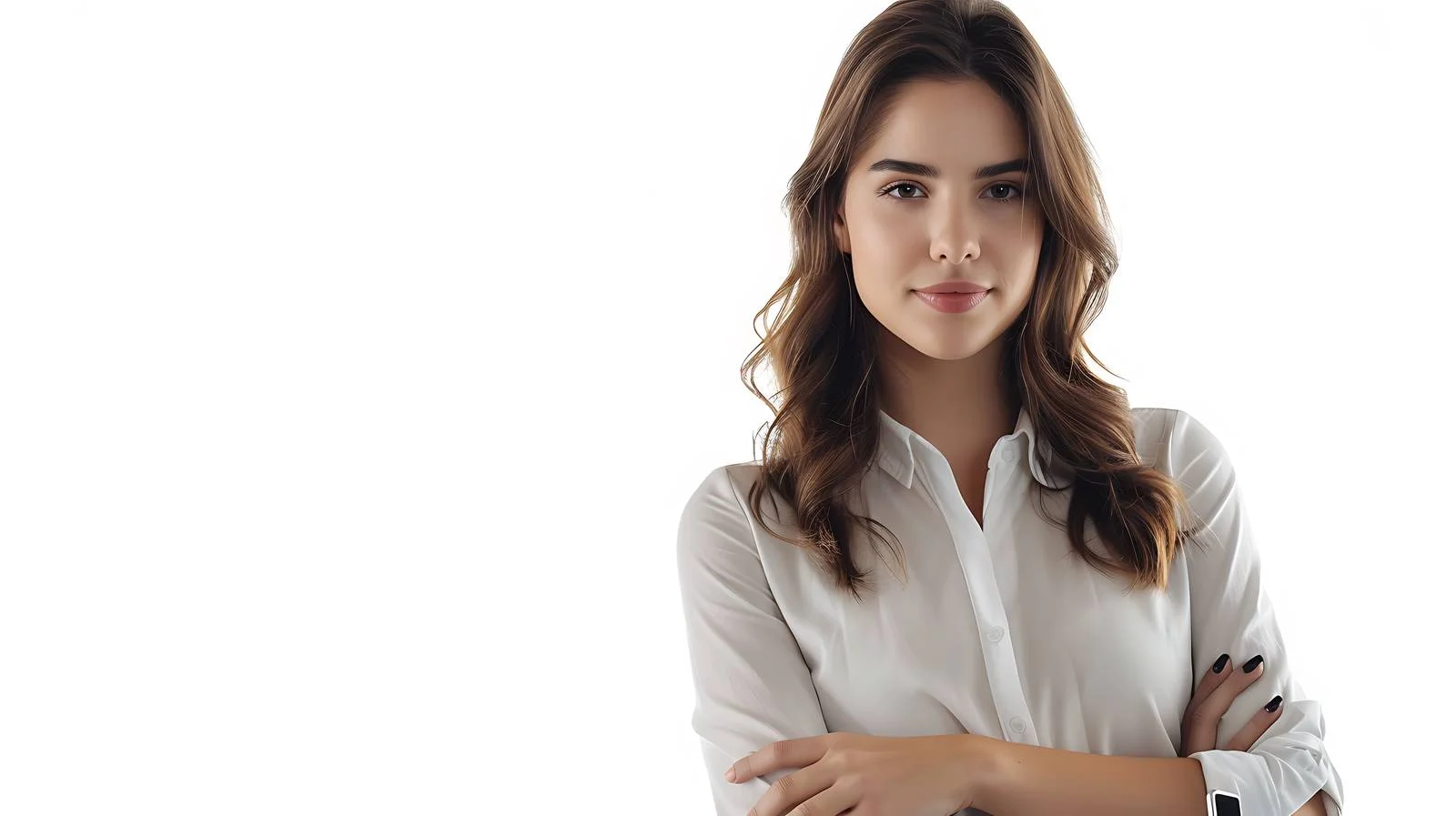 Professional Businesswoman Office Smartphone Portrait — free download from Dotvec