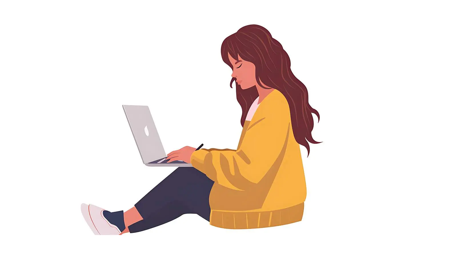 Businesswoman Shopping Online with Laptop – free awareness image from Dotvec