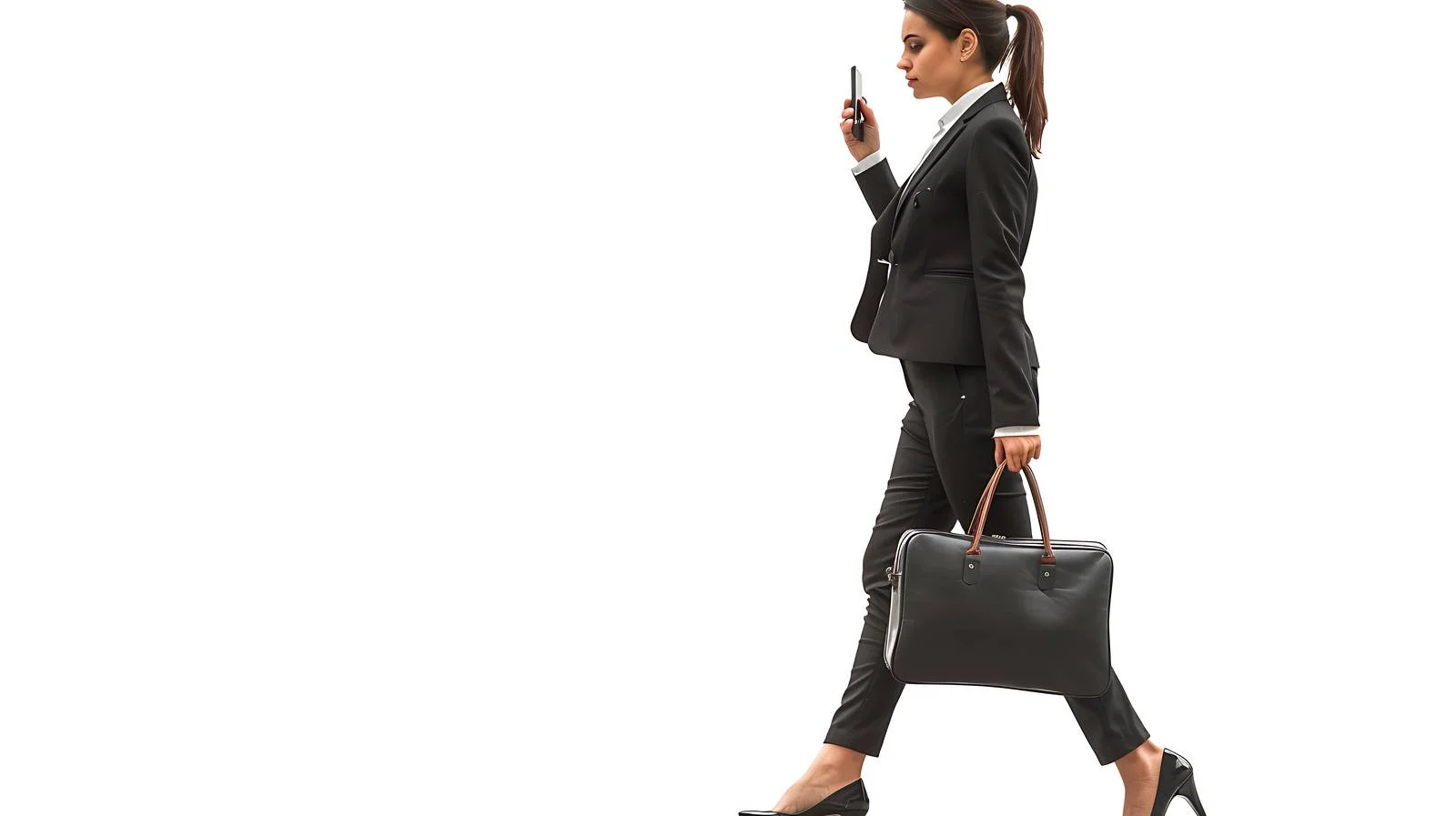 Professional Businesswoman Mobile Phone Communication — free download from Dotvec