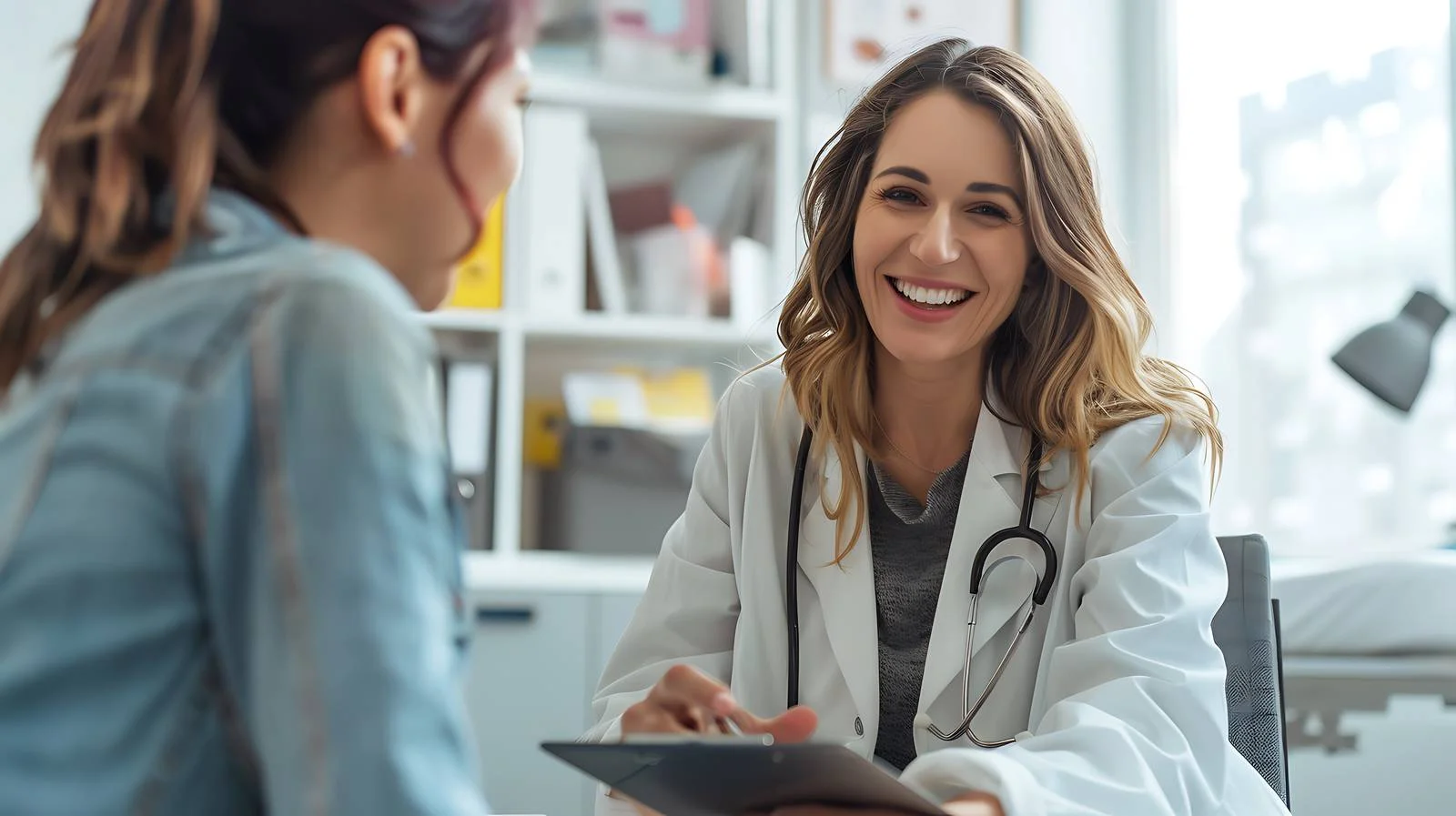 Professional Consultation with Businesswoman and Doctor — free download from Dotvec
