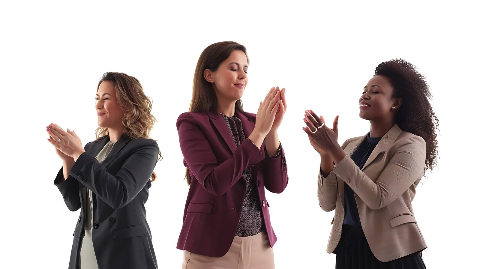 Professional Businesswomen Training Seminar Applause — free download from Dotvec