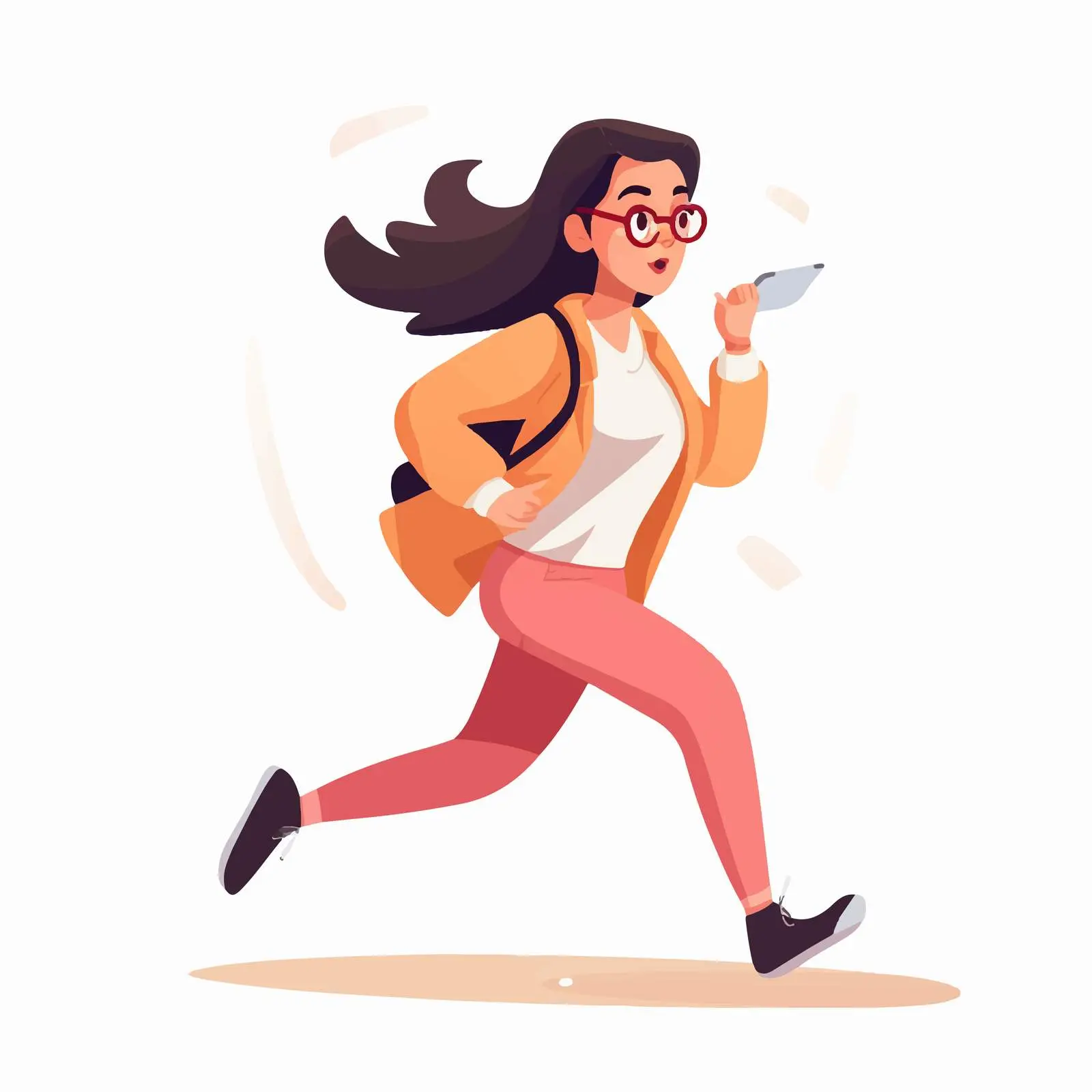 Trendy Woman Holding Cell Phone in Portrait – free cell phone image from Dotvec