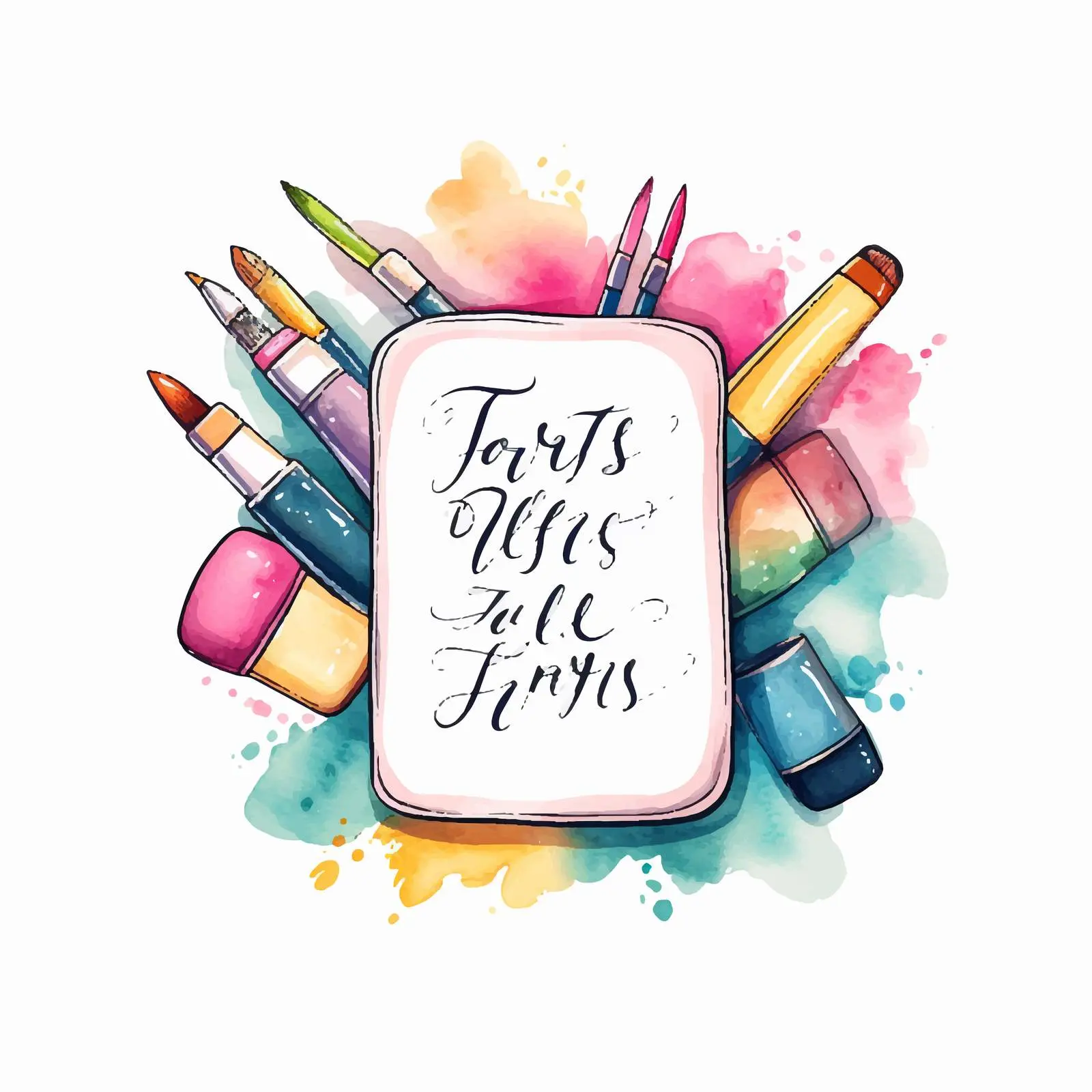 Nail Samples with Handwritten Inscription — free download from Dotvec