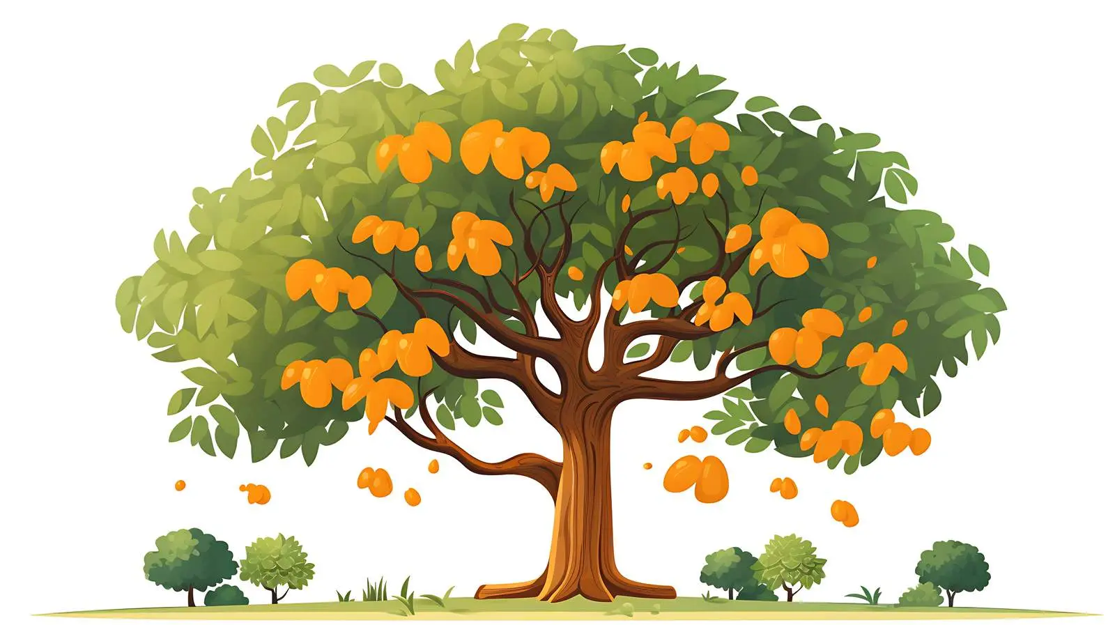 Butternut Juglans Cinerea Tree Vector Illustration — free download from Dotvec