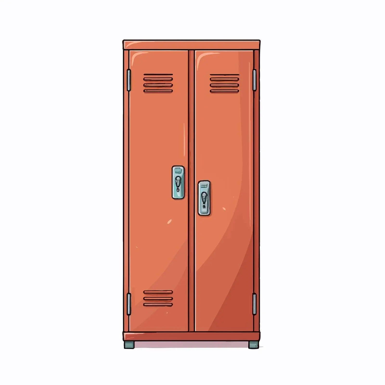 Office Locker Cabinet Vector Illustration — free download from Dotvec