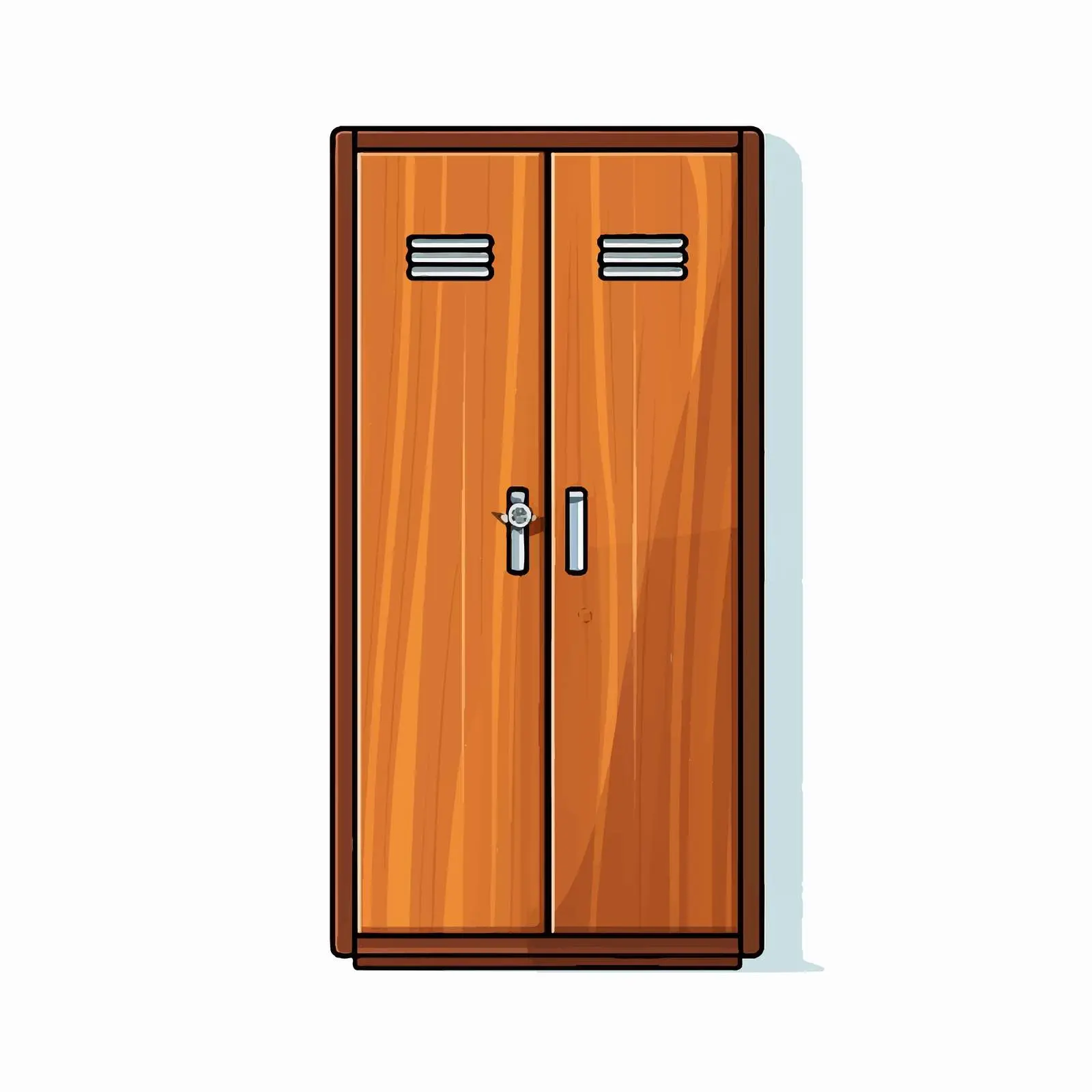 Office Locker Cabinet Vector Illustration — free download from Dotvec