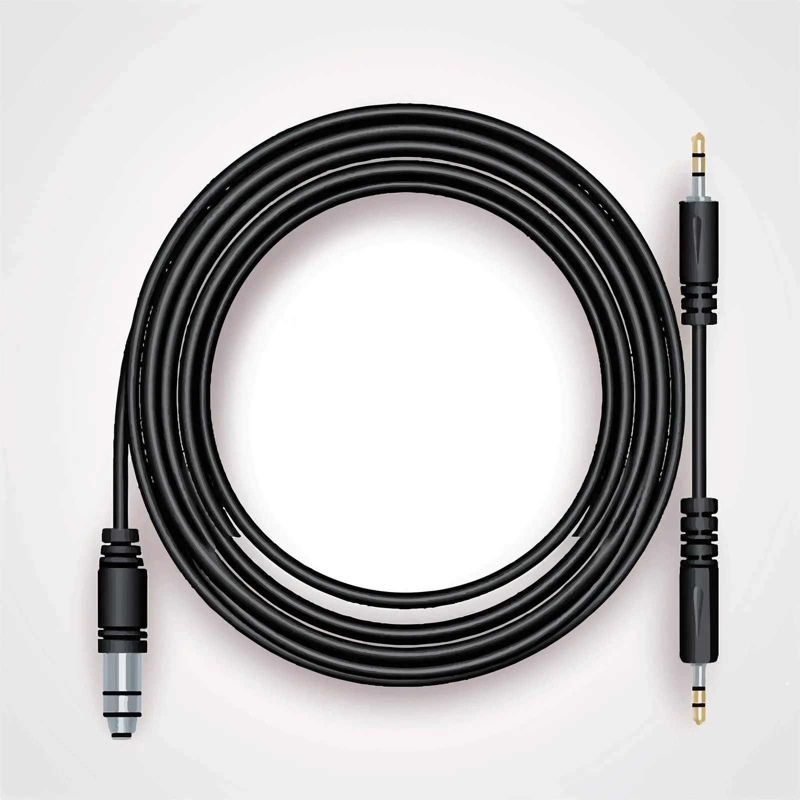 Top View Cable Vector Illustration on White Background — free download from Dotvec