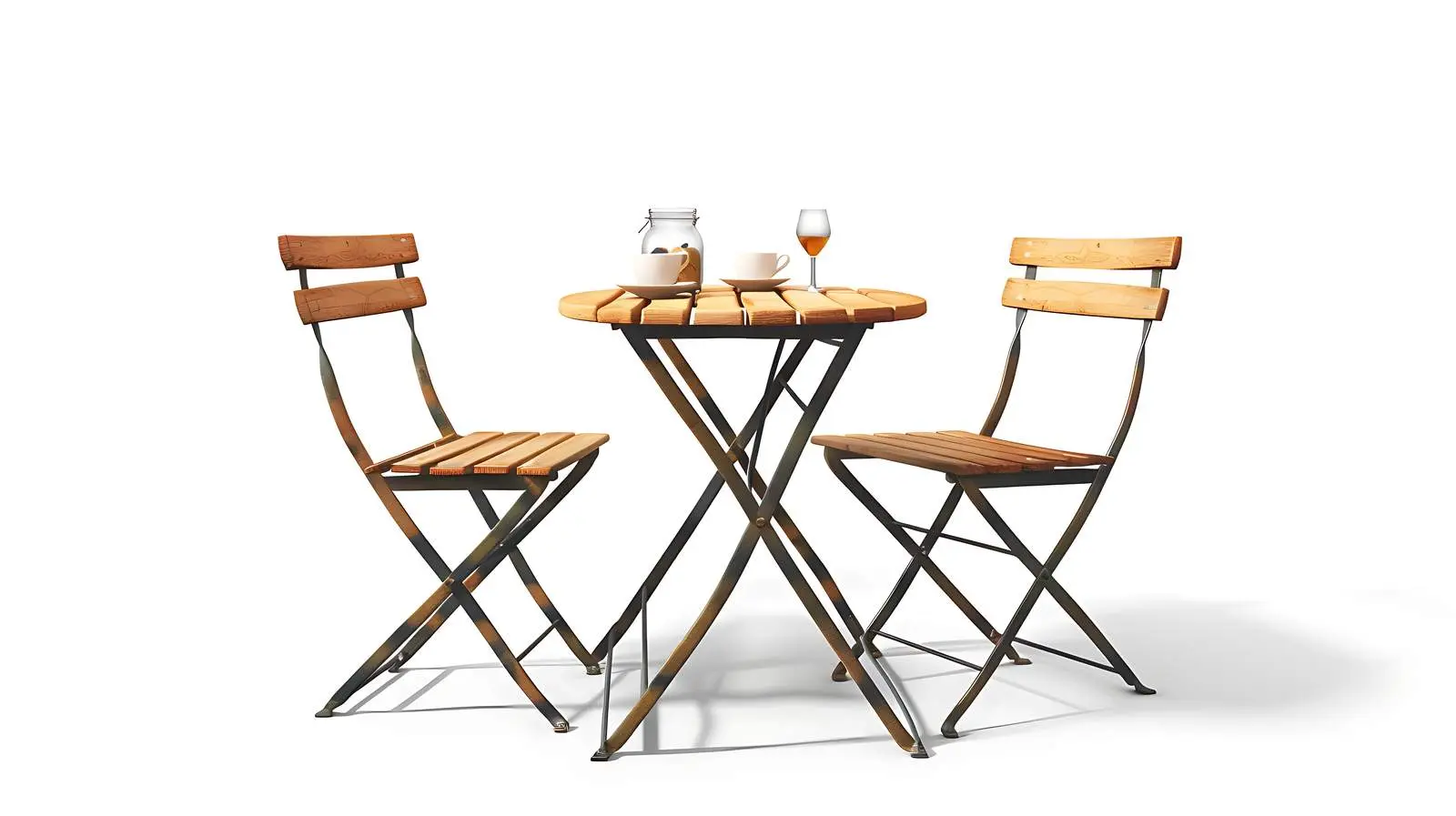 Outdoor Cafe Terrace with Breakfast Setup – free fresco image from Dotvec