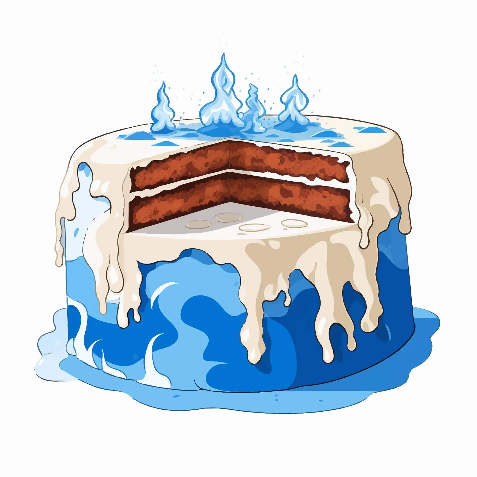 Conceptual Cake from Hell Design — free download from Dotvec