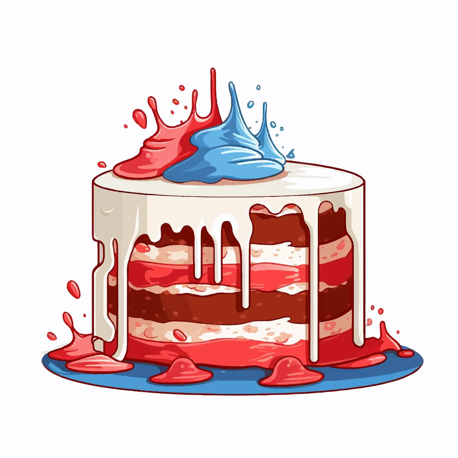 Conceptual Warfare: Cake from Hell Artwork — free download from Dotvec