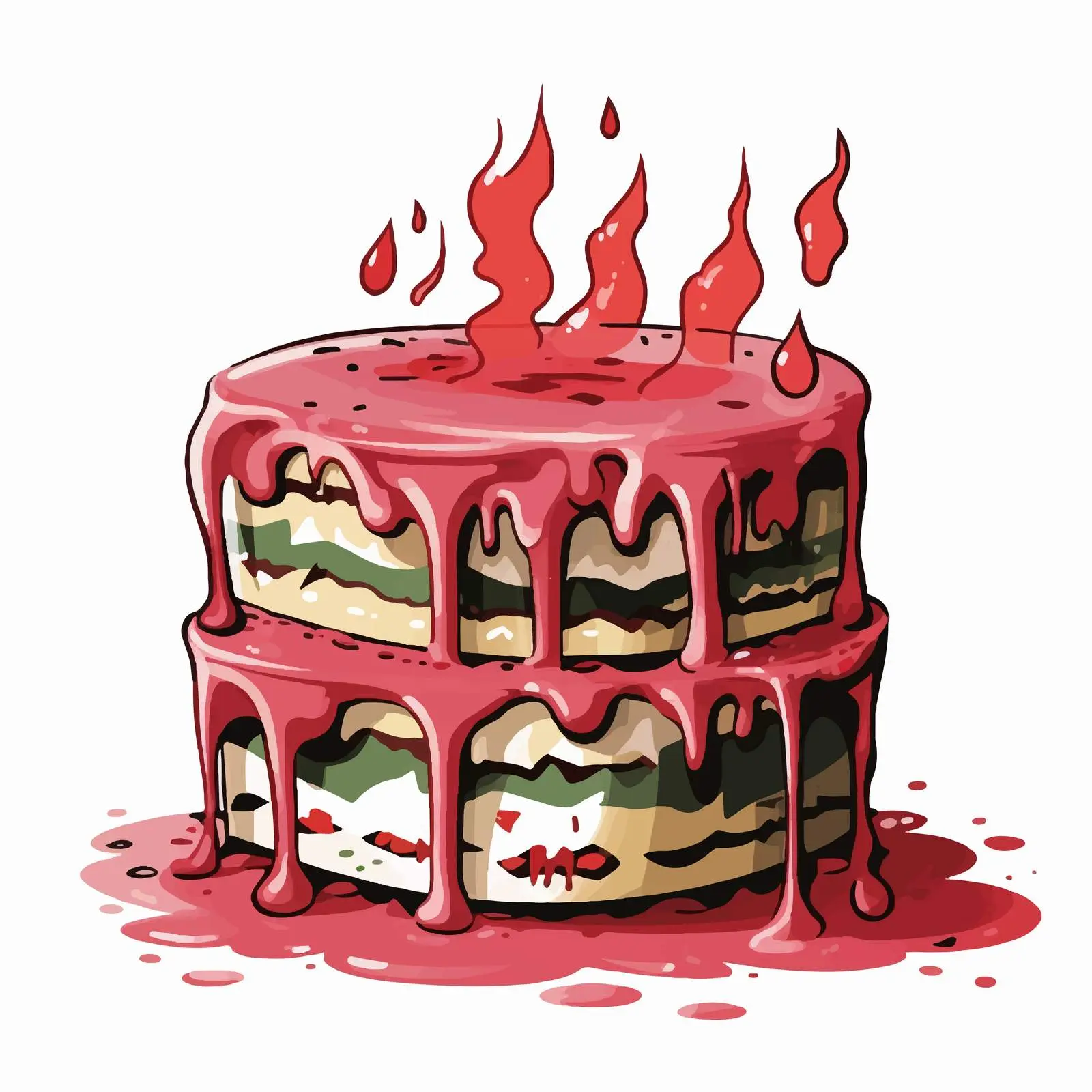 Conceptual War and Destruction Illustration – free battle image from Dotvec