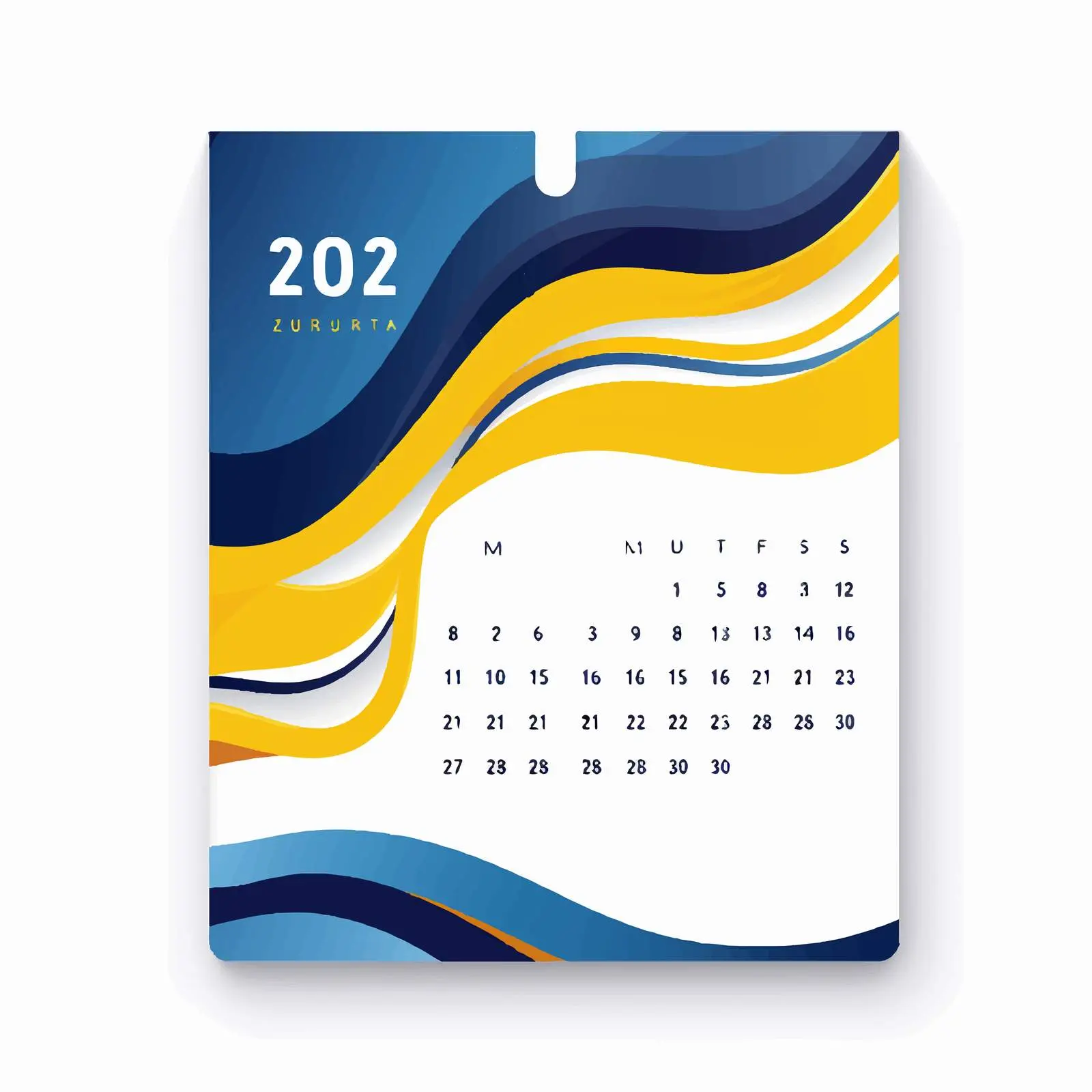 2023 Geometric Business Calendar Template — free download from Dotvec