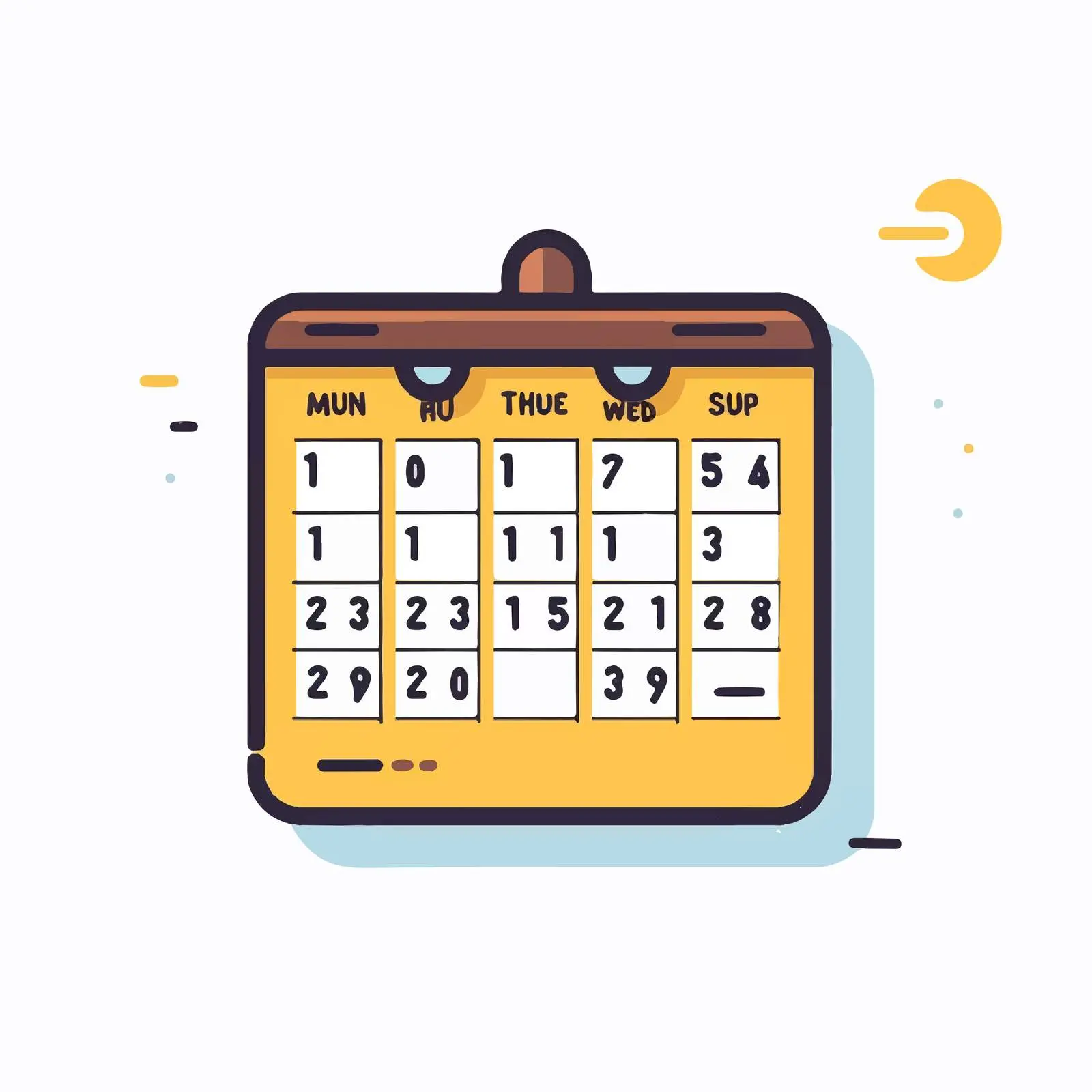 Calendar Reminder Icon Vector Illustration — free download from Dotvec