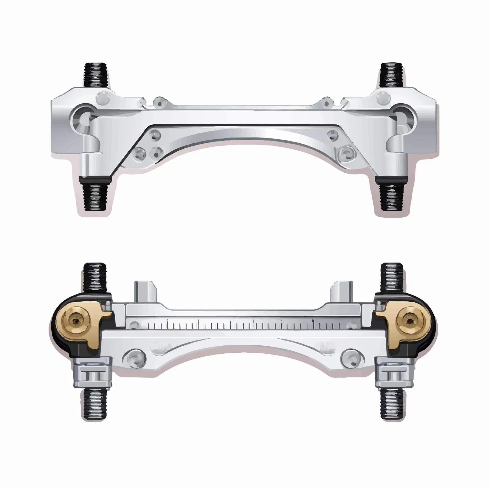 Calipers Vector Illustration on White Background – free digital drawing image from Dotvec