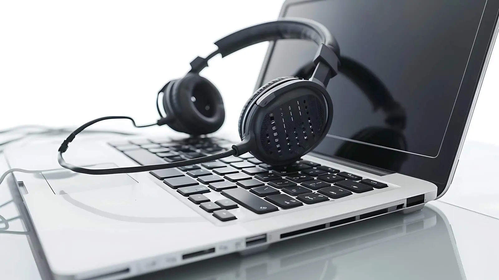 VOIP Headset for Call Center Customer Service – free wireless image from Dotvec