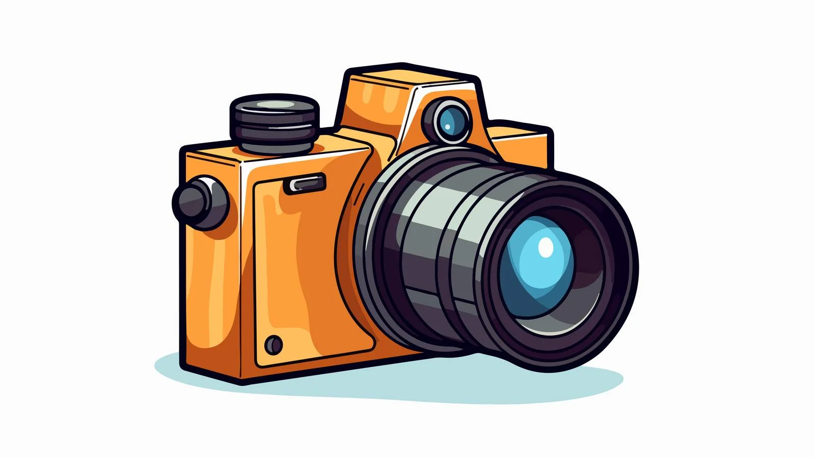 Professional Camera Illustration — free download from Dotvec