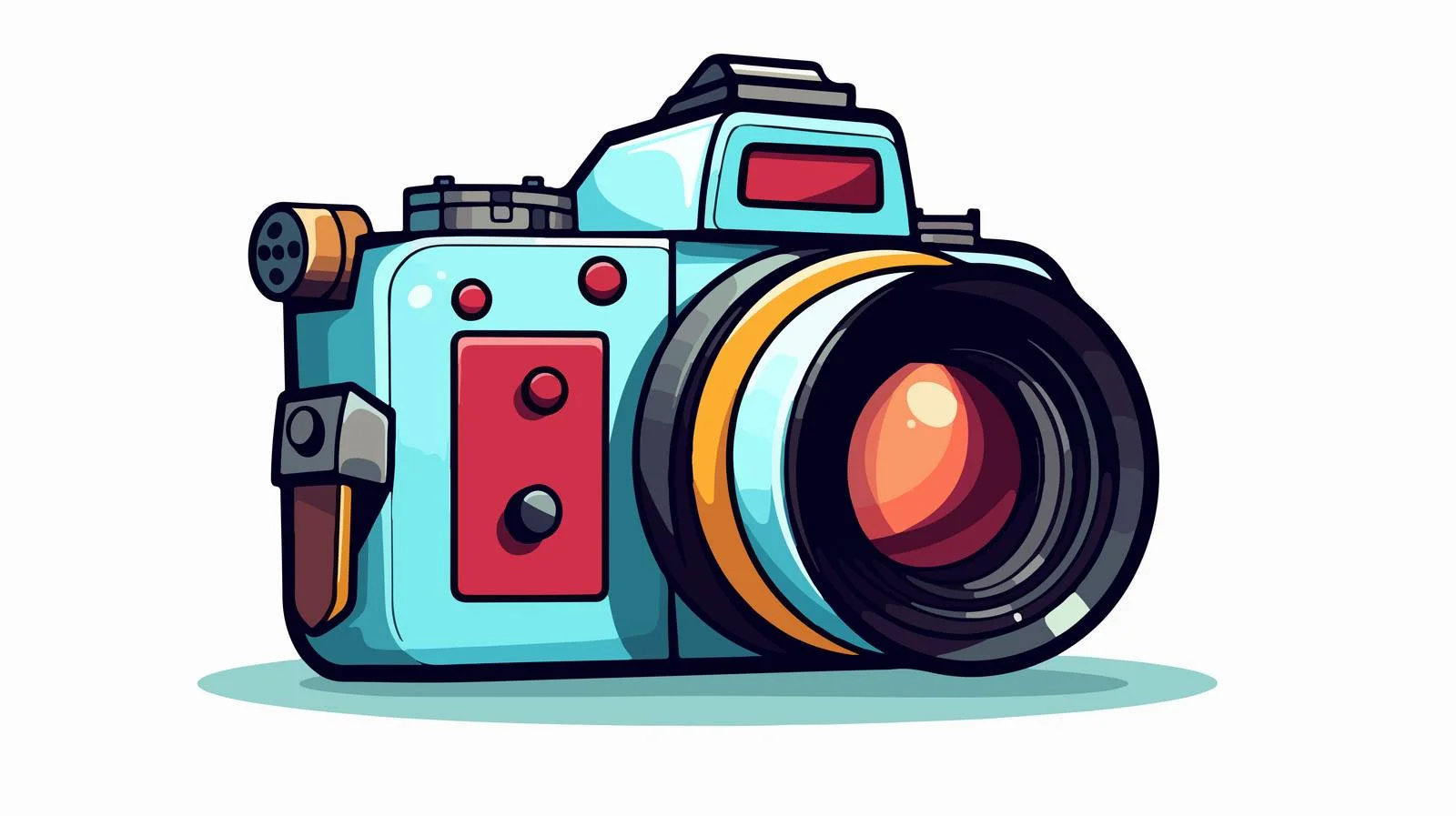 Camera Illustration — free download from Dotvec