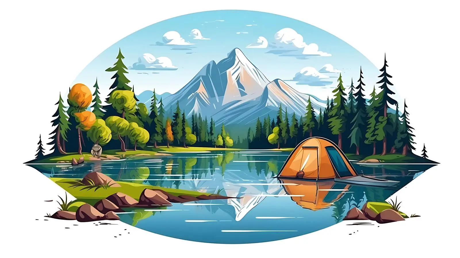 Wilderness Camping Exploration — free download from Dotvec