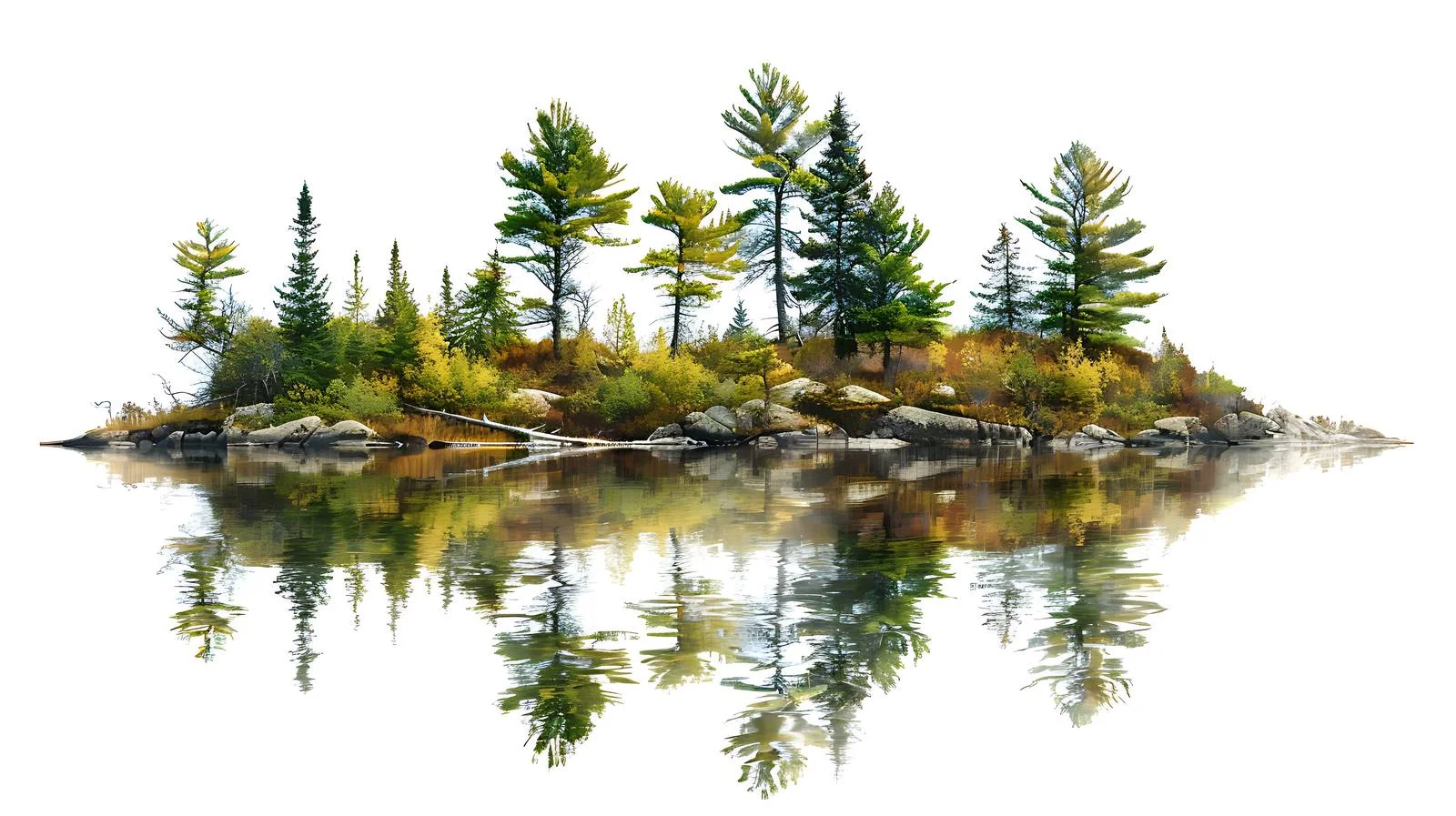 Tranquil Campsite on Boundary Waters Lake – free boundary water image from Dotvec