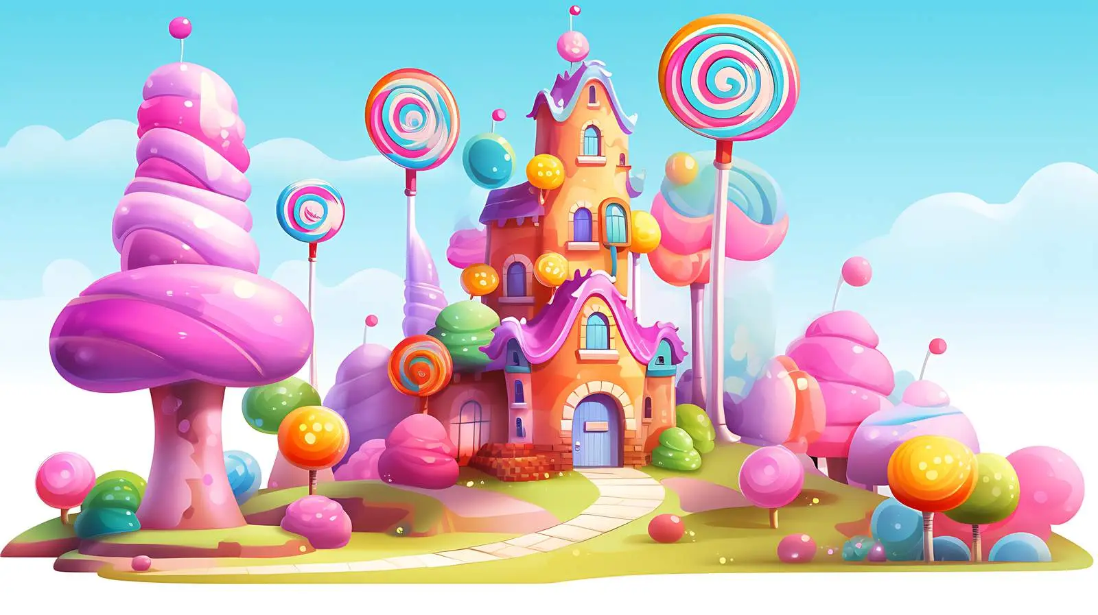 Candy Planet Landscape Game — free download from Dotvec