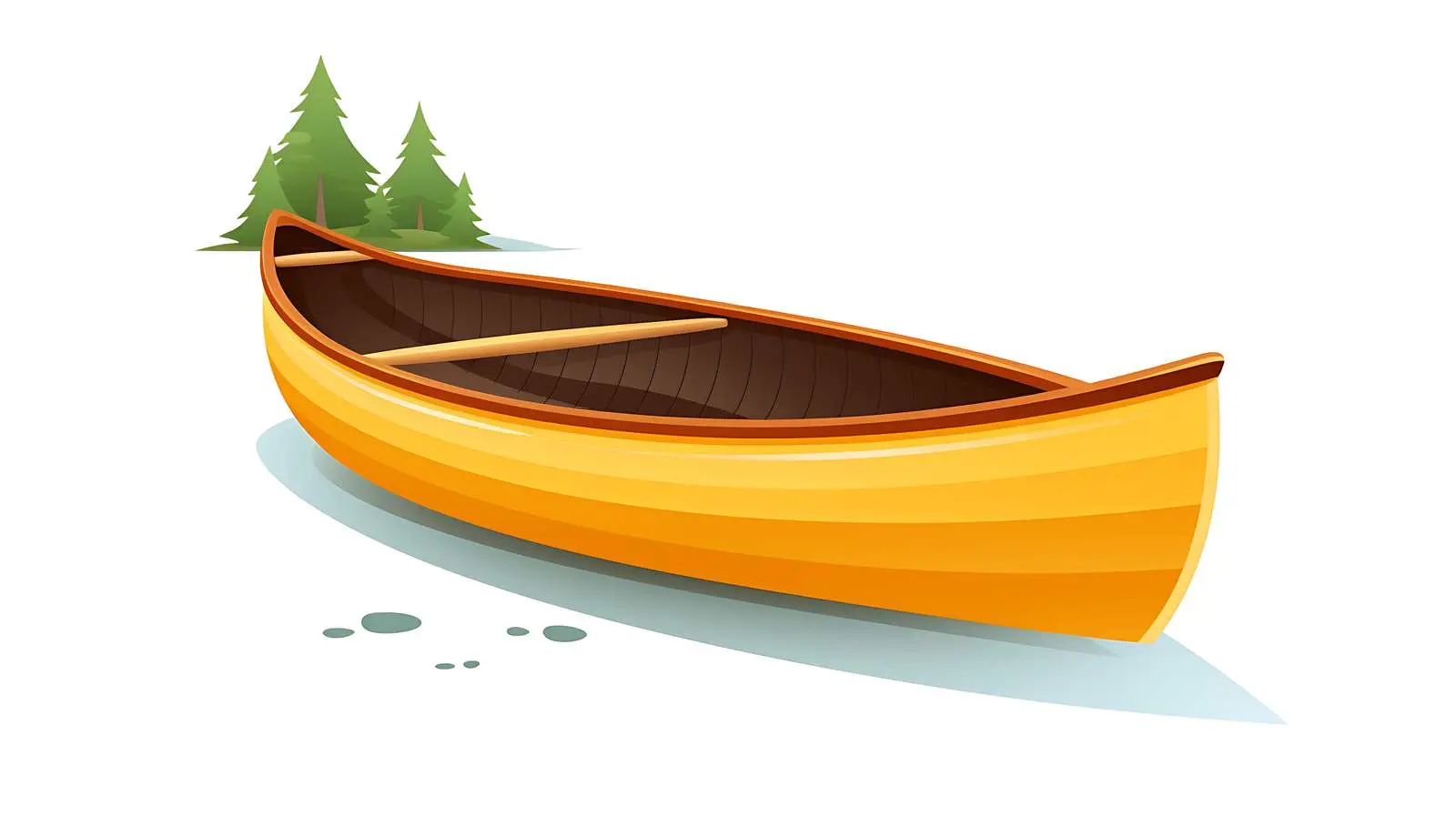 Canoe 3D Shape Vector Illustration — free download from Dotvec