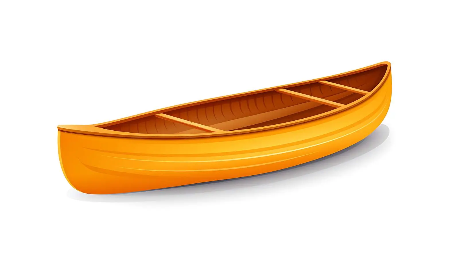 Canoe 3D Vector Illustration Isolated — free download from Dotvec