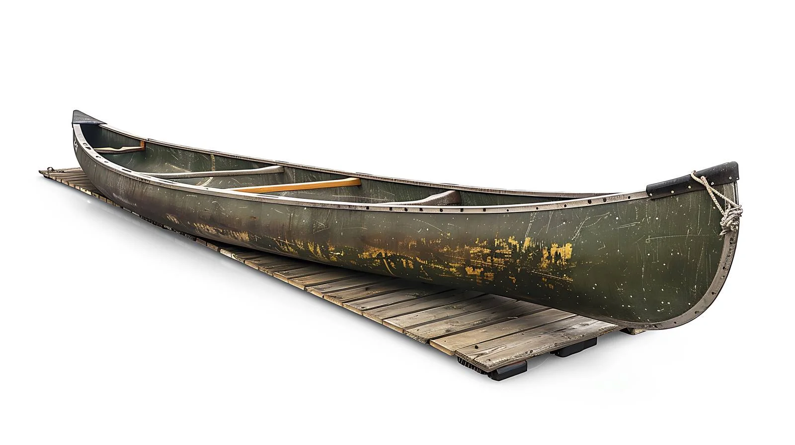 Docked Canoe at Northern Minnesota Lake — free download from Dotvec