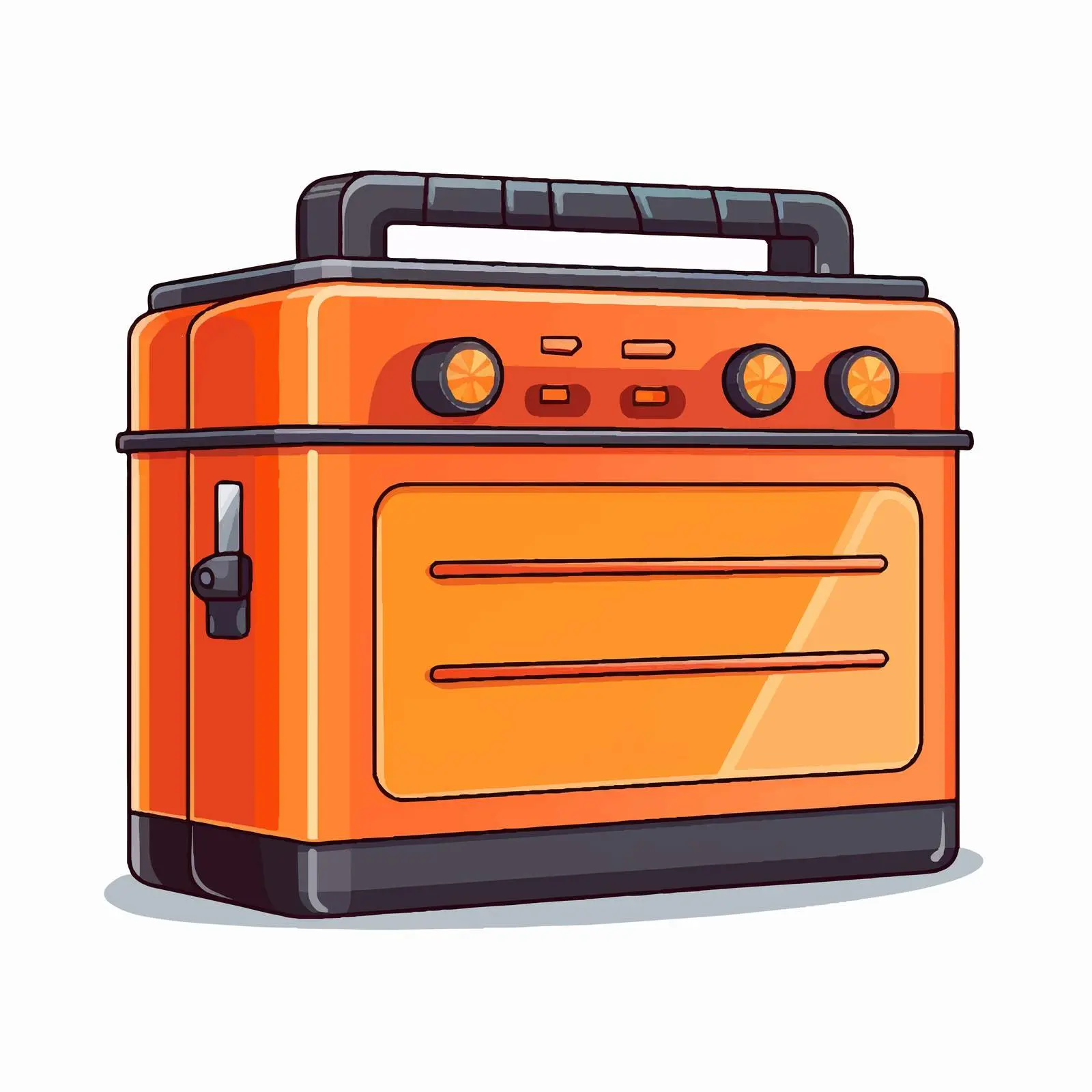 Car Battery Vector Illustration on White Background – free battery image from Dotvec