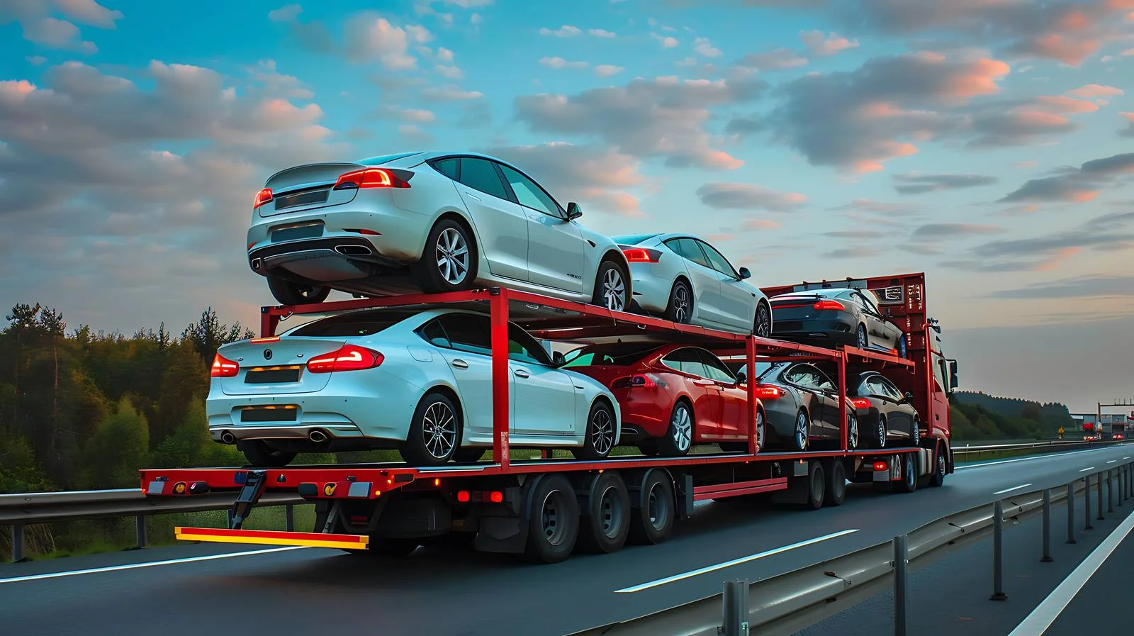 Vehicle Transporter on Highway at Base — free download from Dotvec