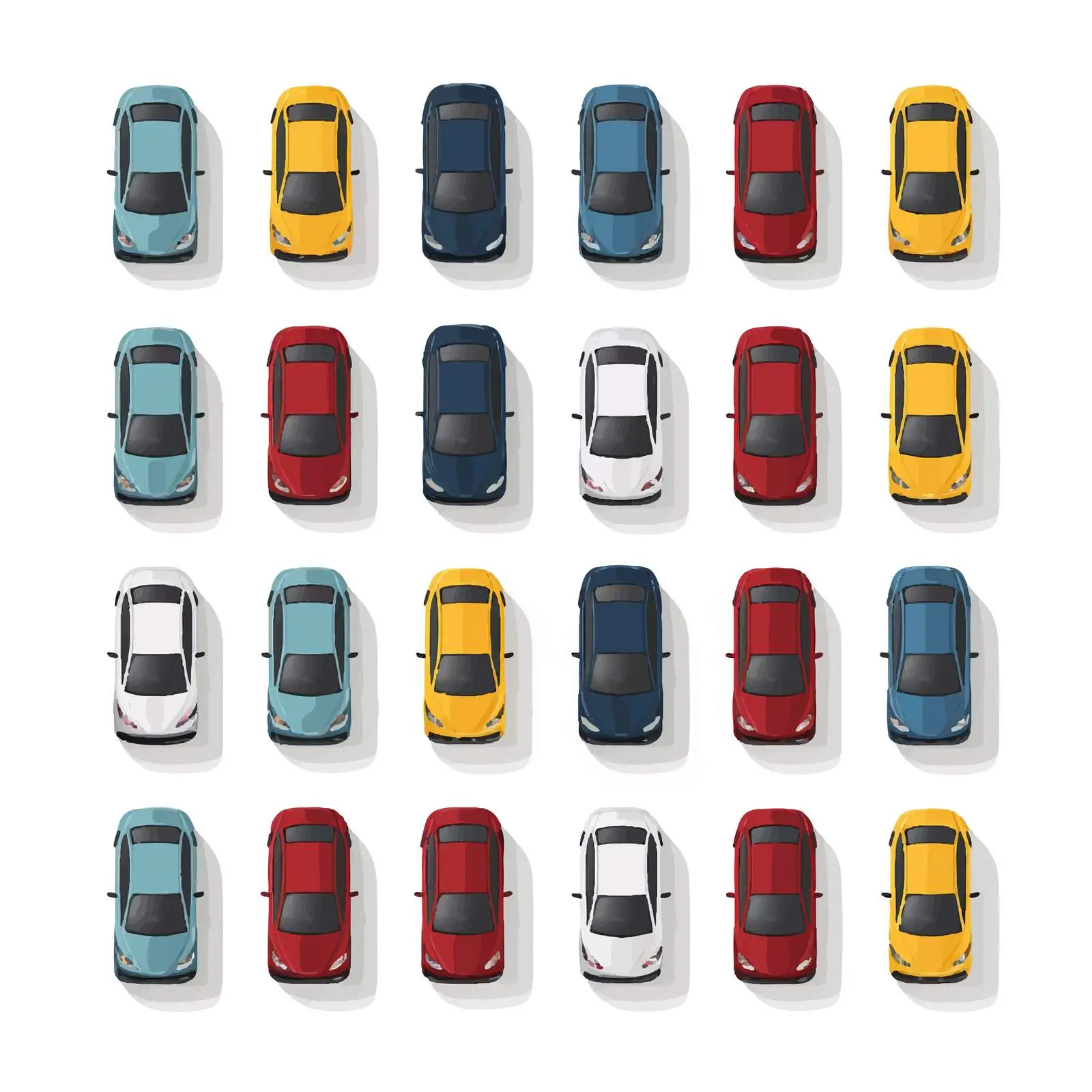 Isolated Car Line Vector Illustration on White Background — free download from Dotvec