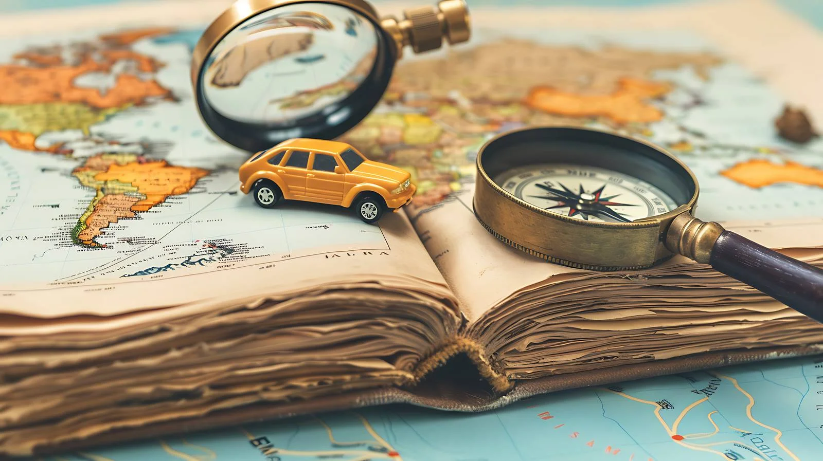 Travel Exploration Concept – free road map image from Dotvec