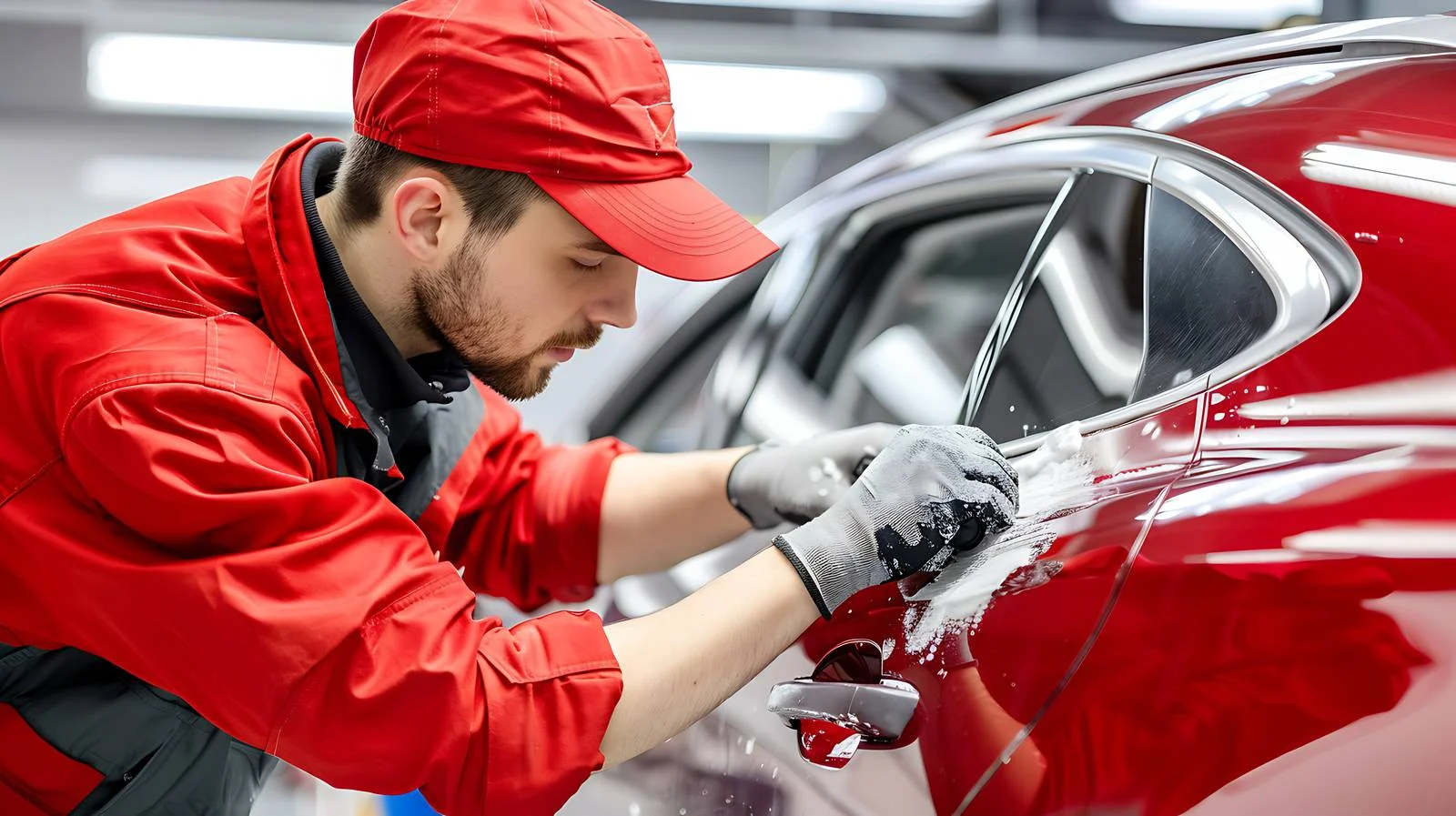 Professional Applying Nano Coating on Vehicle — free download from Dotvec