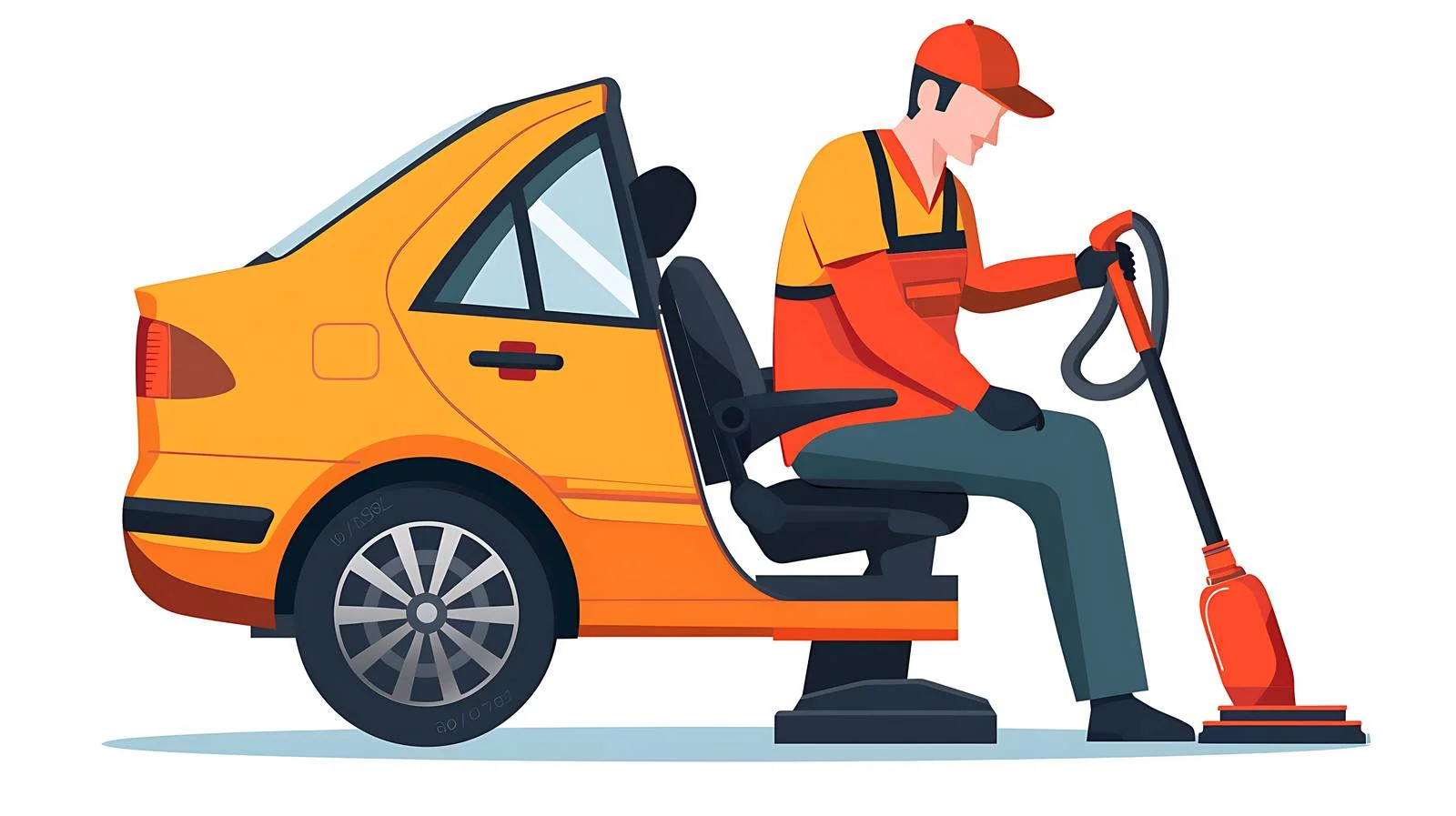 Professional Car Seat Steam Cleaning Service — free download from Dotvec