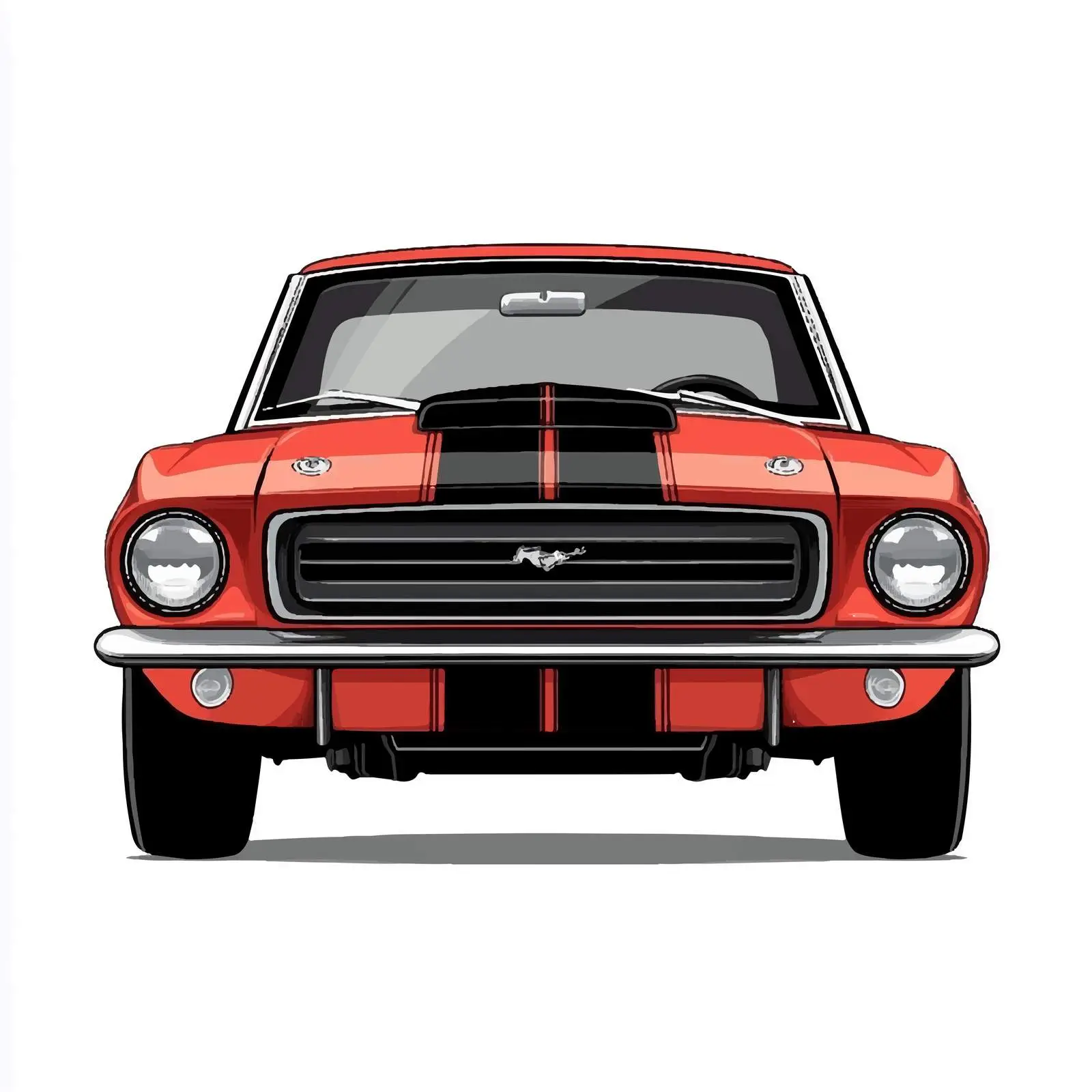 Wide Angle Car Vector Illustration — free download from Dotvec