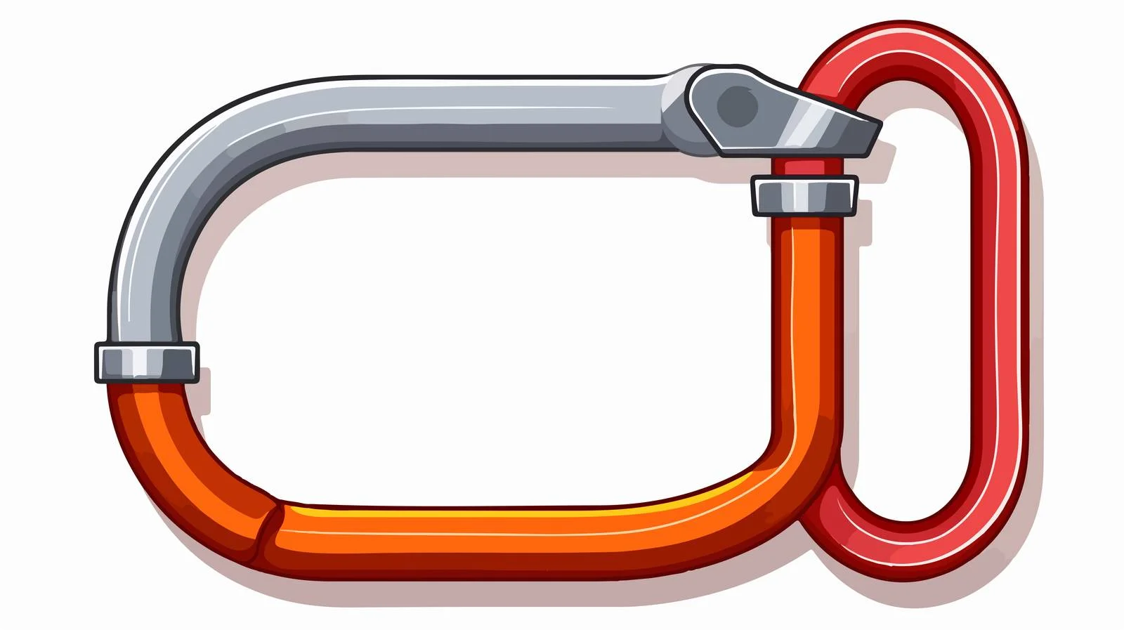 Durable Metal Carabiner for Rope Tying — free download from Dotvec