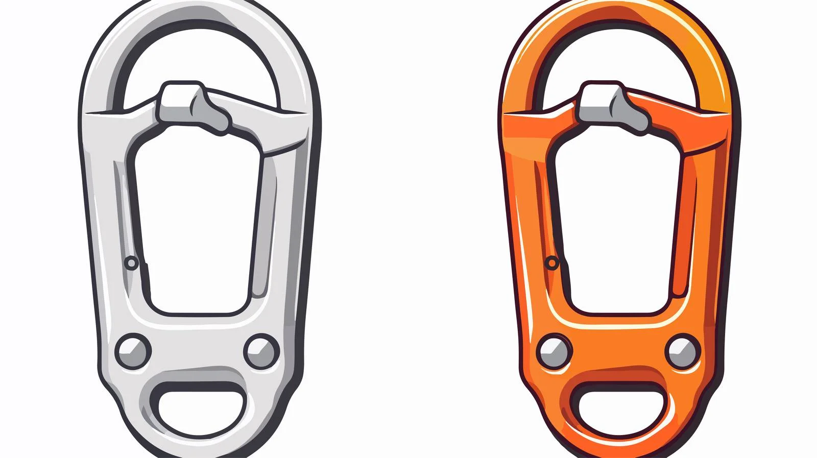 Heavy Duty Metal Carabiner for Ropes — free download from Dotvec