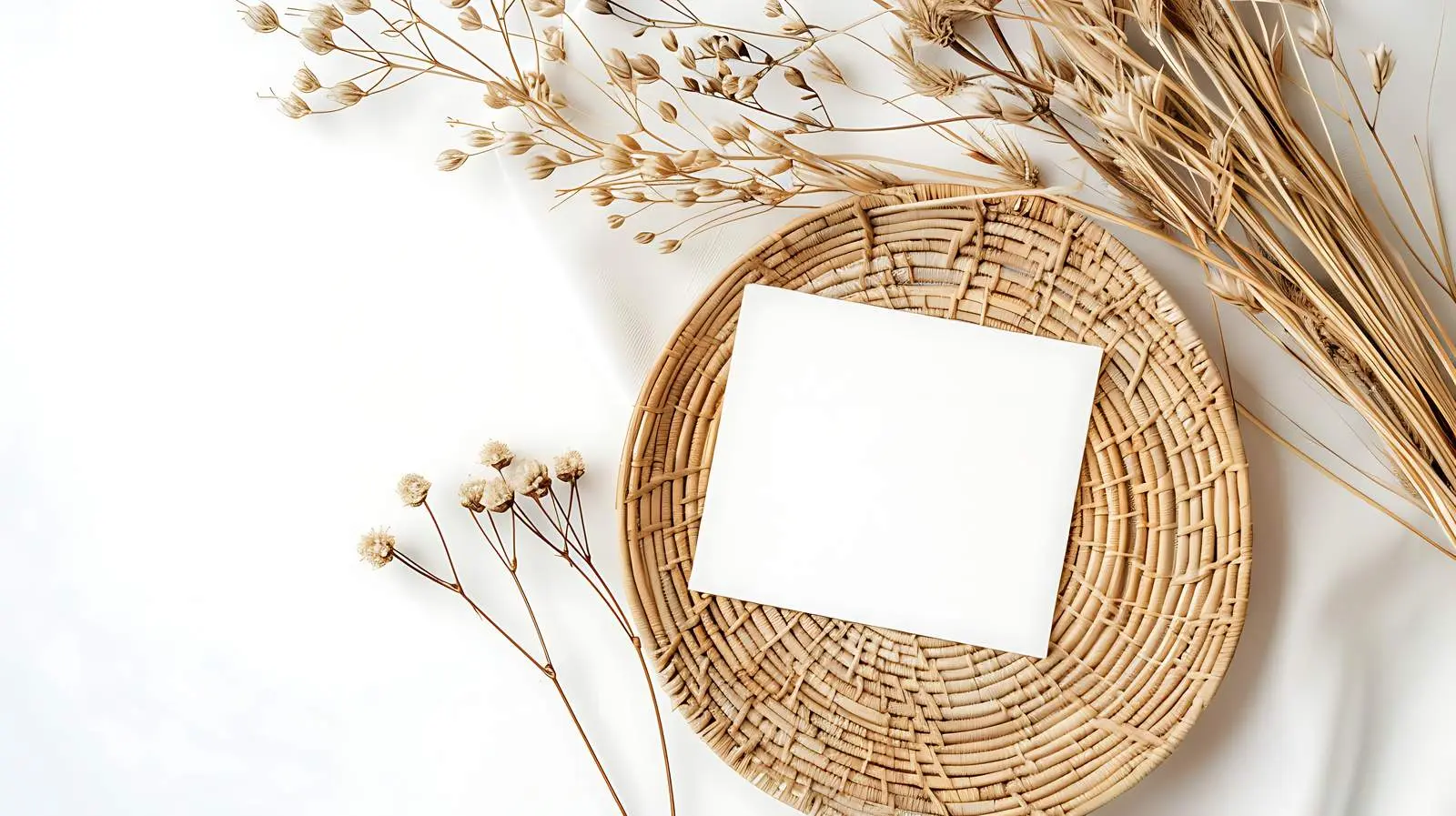 Blank Card Sheet for Mockup Design – free vector image from Dotvec