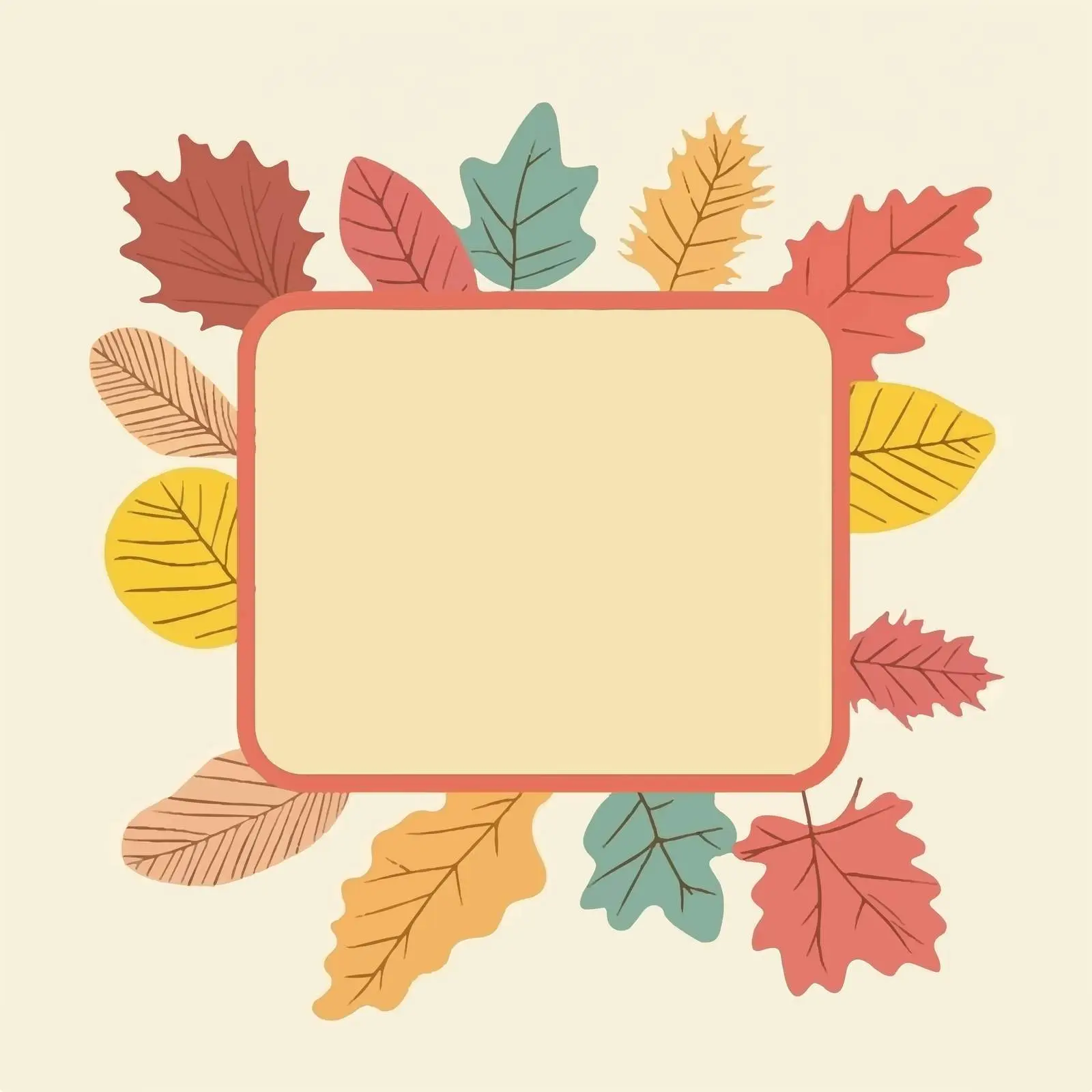 Happy Thanksgiving Autumn Leaves Vector — free download from Dotvec