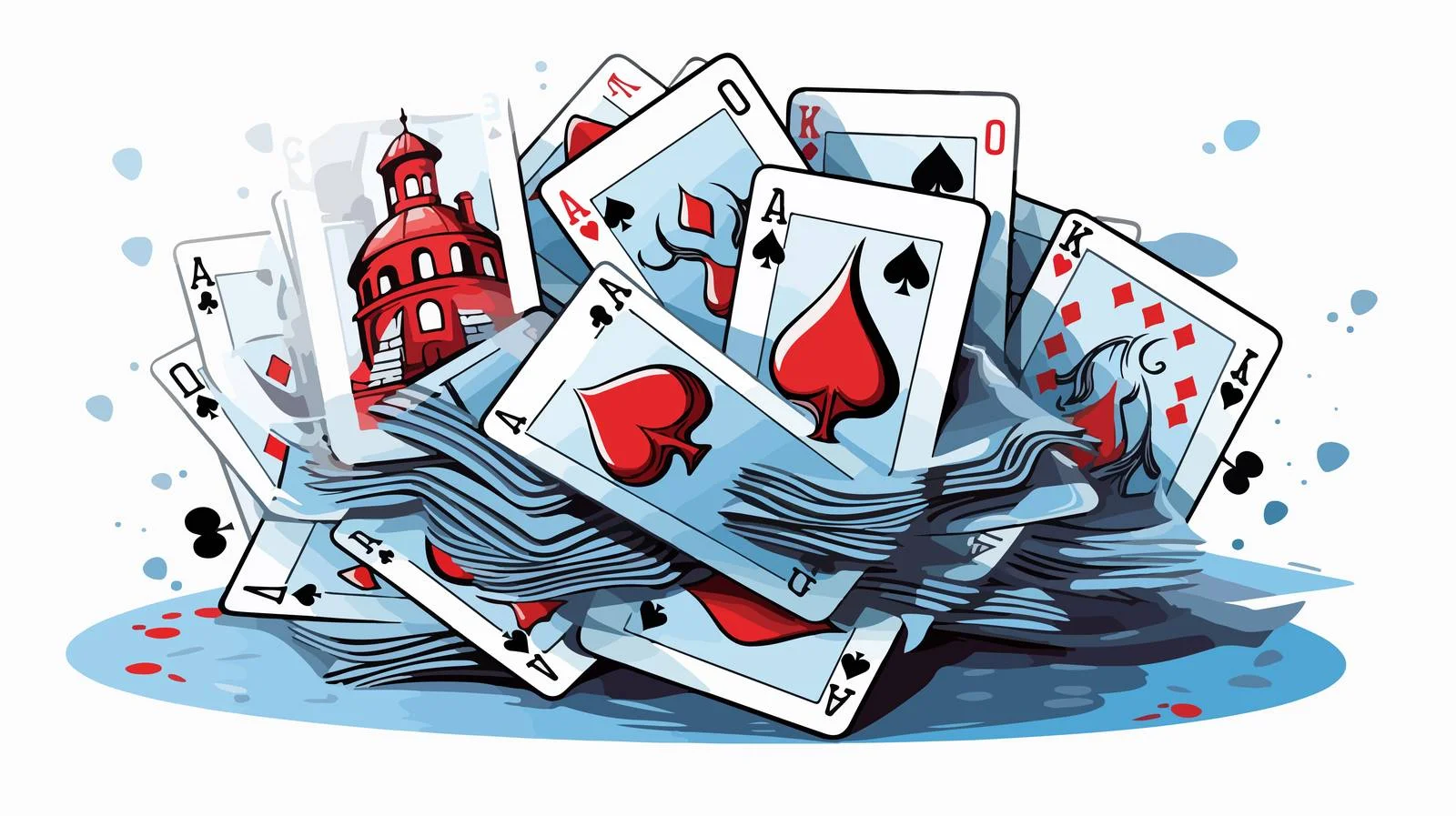 Cartoon Card Stock Illustration — free download from Dotvec