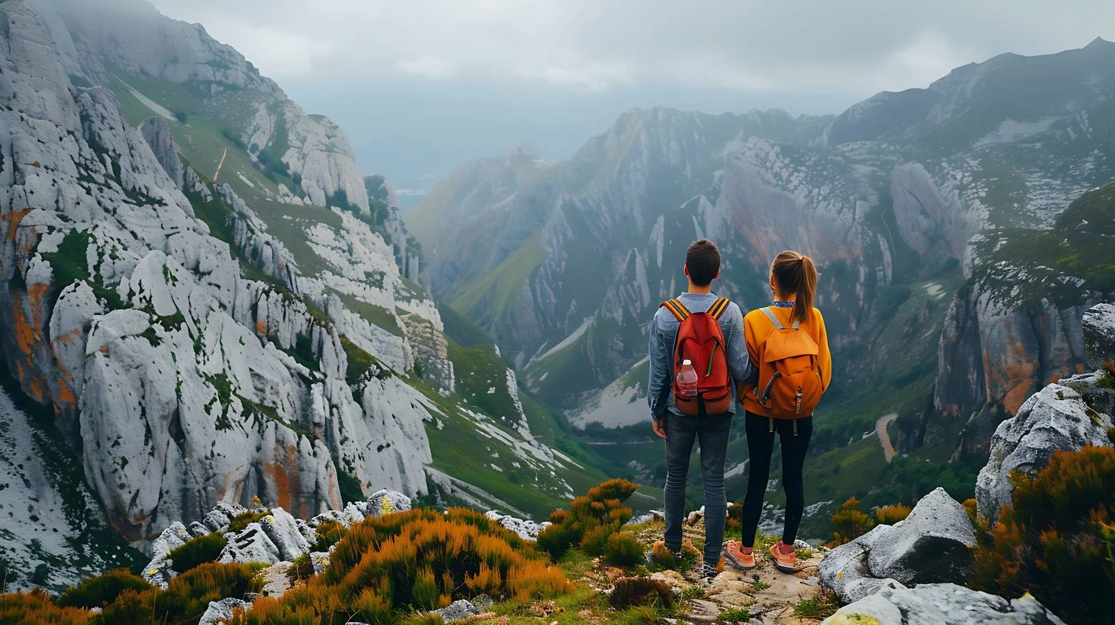 Joyful Couple Enjoying Scenic View — free download from Dotvec