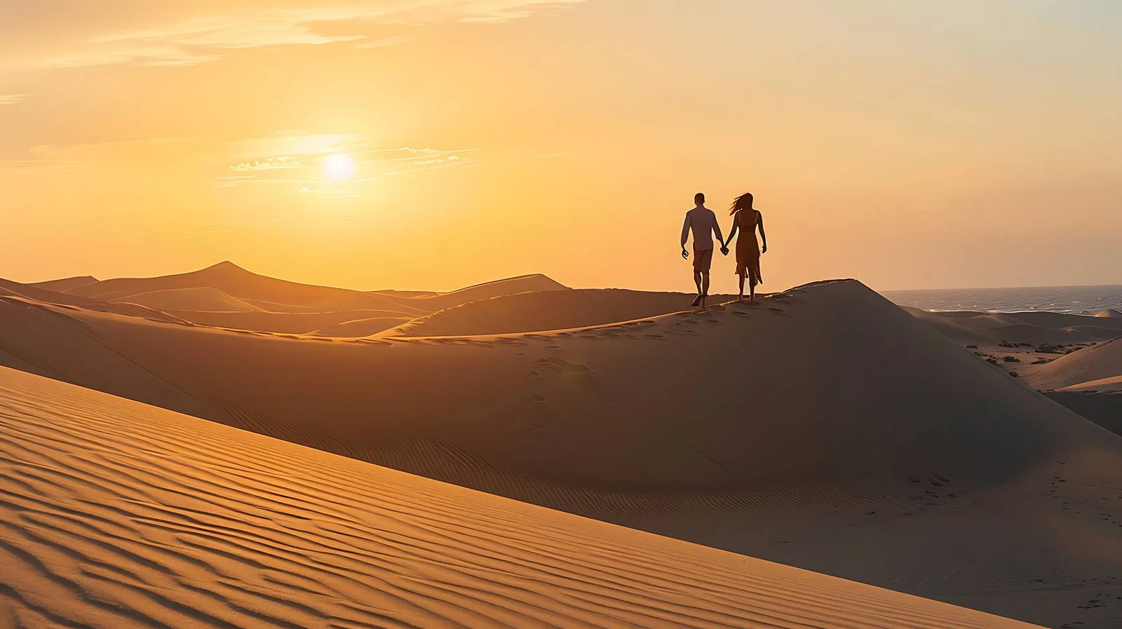 Romantic Sunset in Gran Canaria — free download from Dotvec