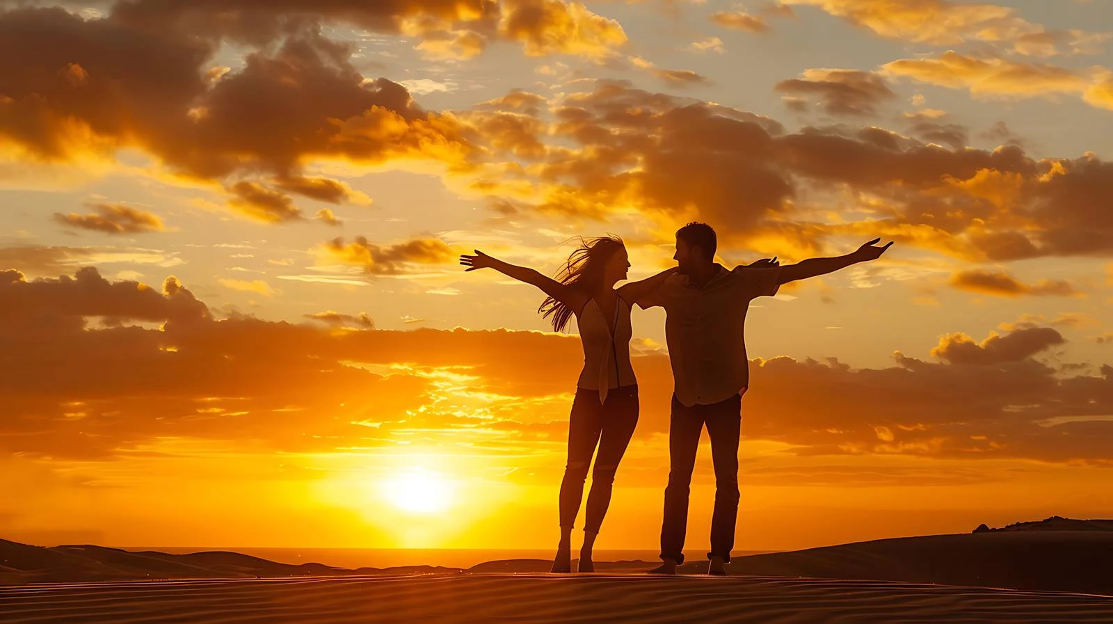 Serene Sunset Dance in Gran Canaria — free download from Dotvec