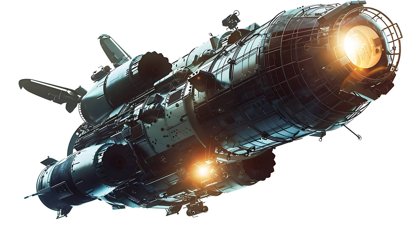 Cargo Craft in Low-Earth Orbit — free download from Dotvec