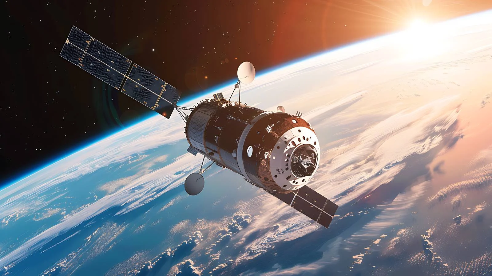 Cargo Craft in Low-Earth Orbit — free download from Dotvec