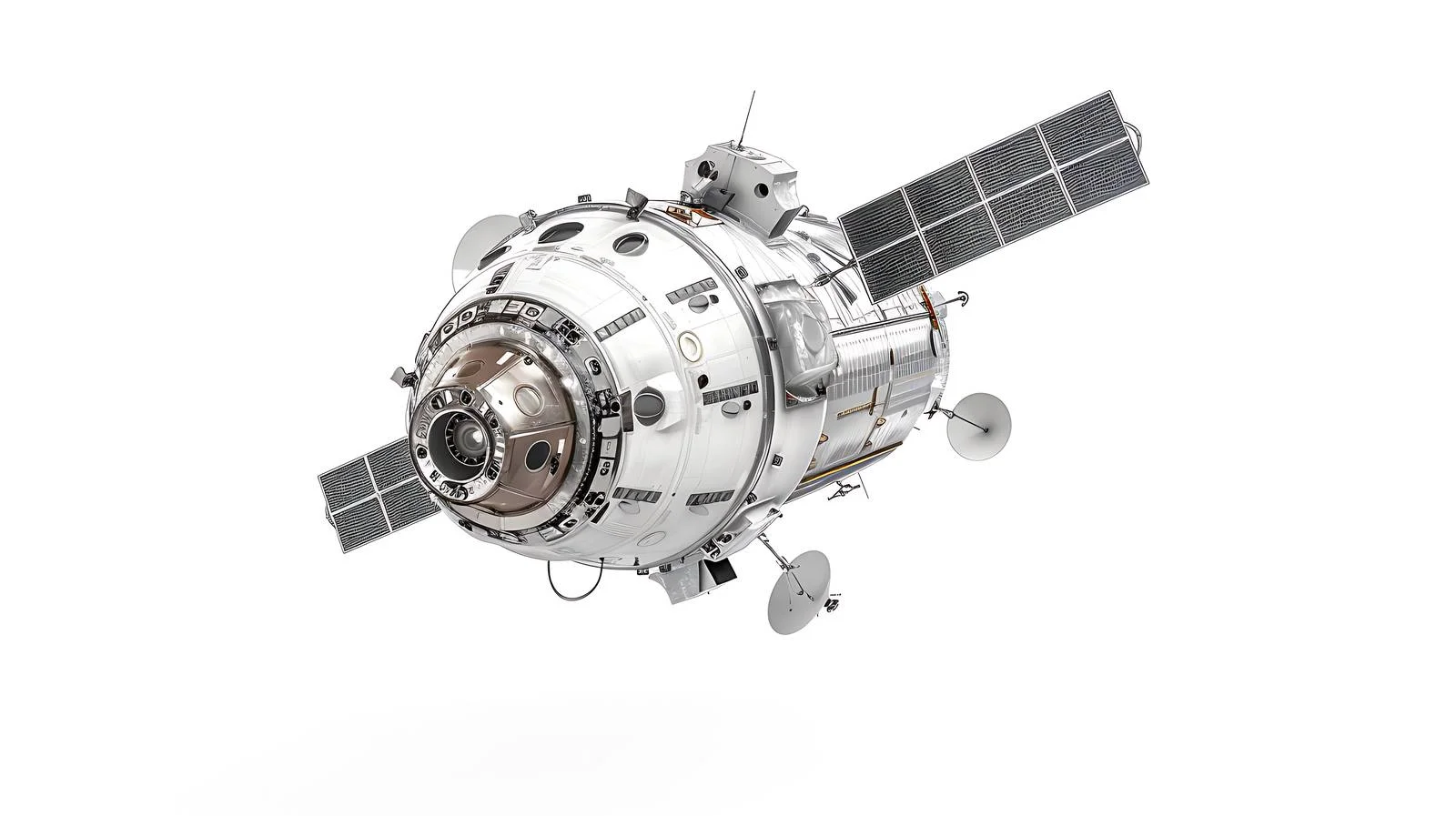 Cargo Spacecraft in Open Space — free download from Dotvec