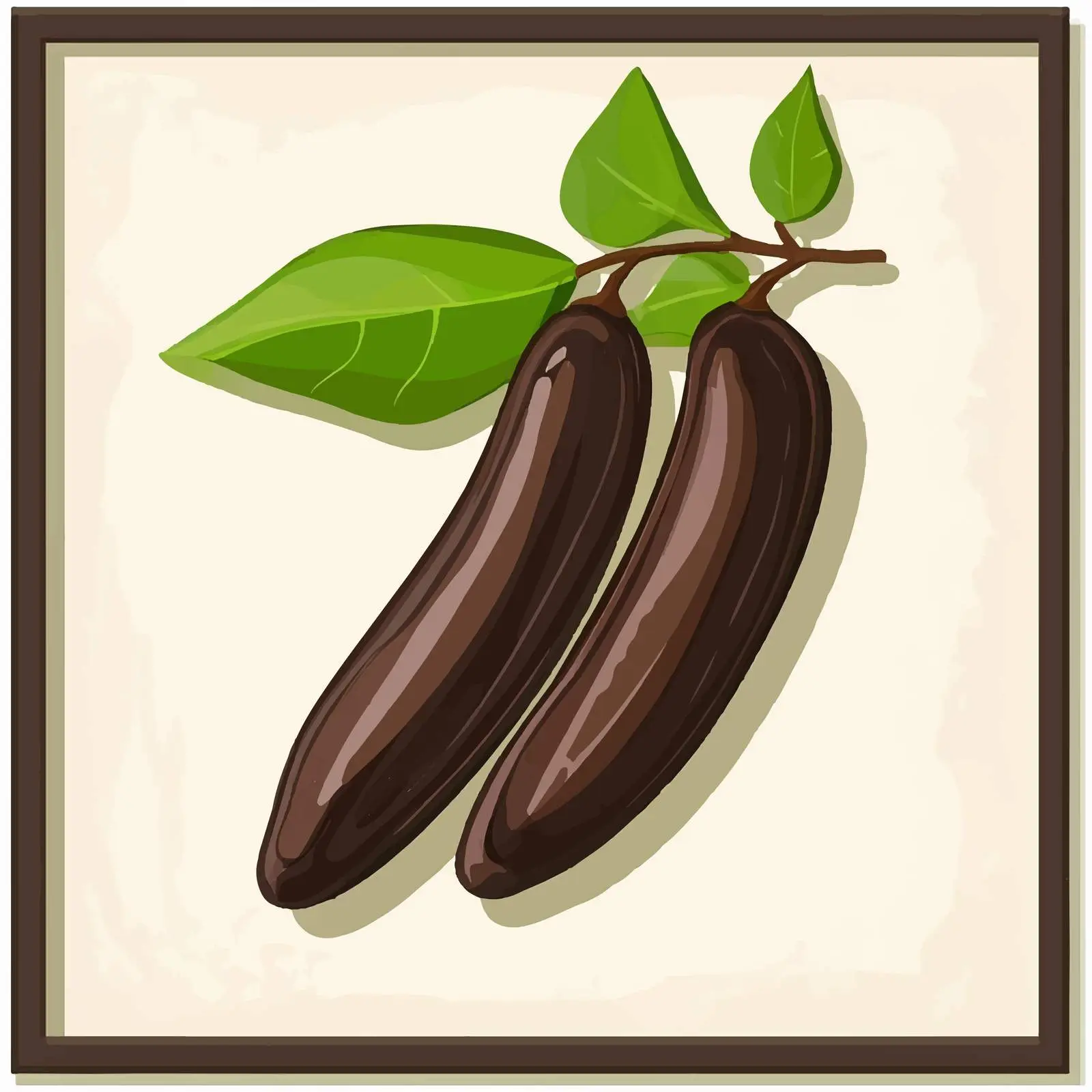 Carob Superfood Vector Illustration — free download from Dotvec
