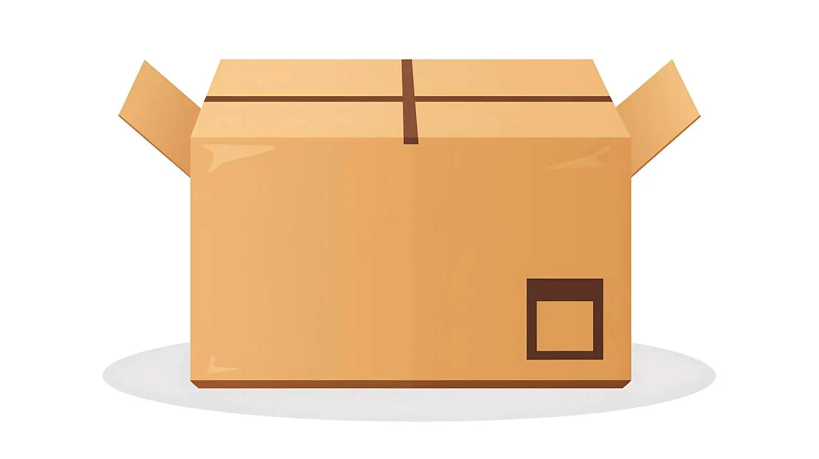 Rectangular Closed Box Packaging Vector Illustration — free download from Dotvec