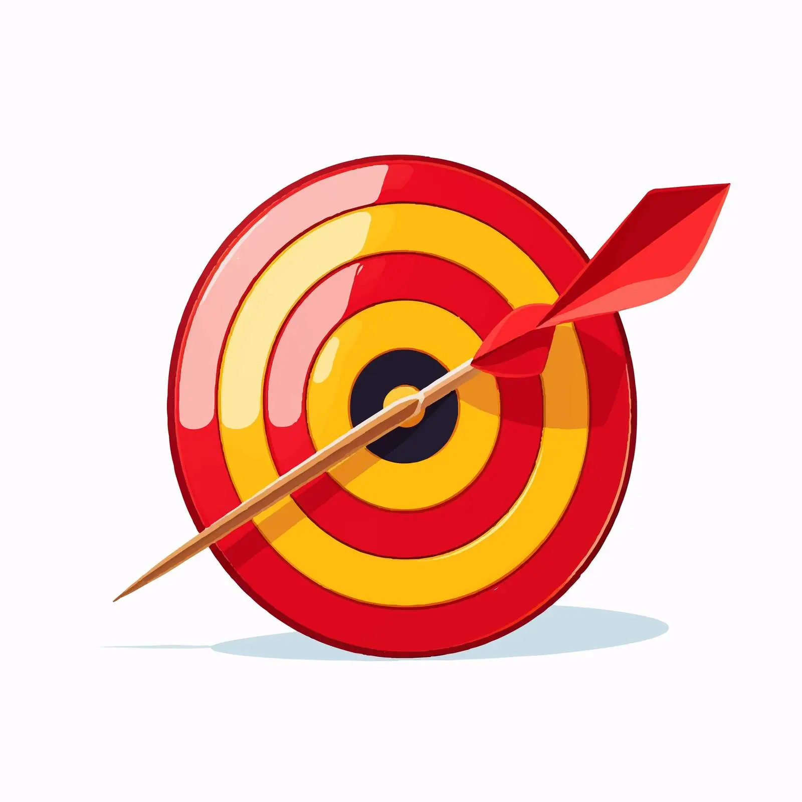 Targeted Cartoon Arrow Vector Illustration — free download from Dotvec