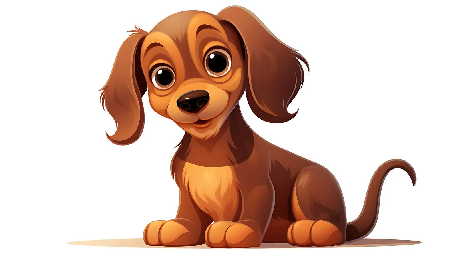 Dachshund Cartoon Vector Illustration — free download from Dotvec